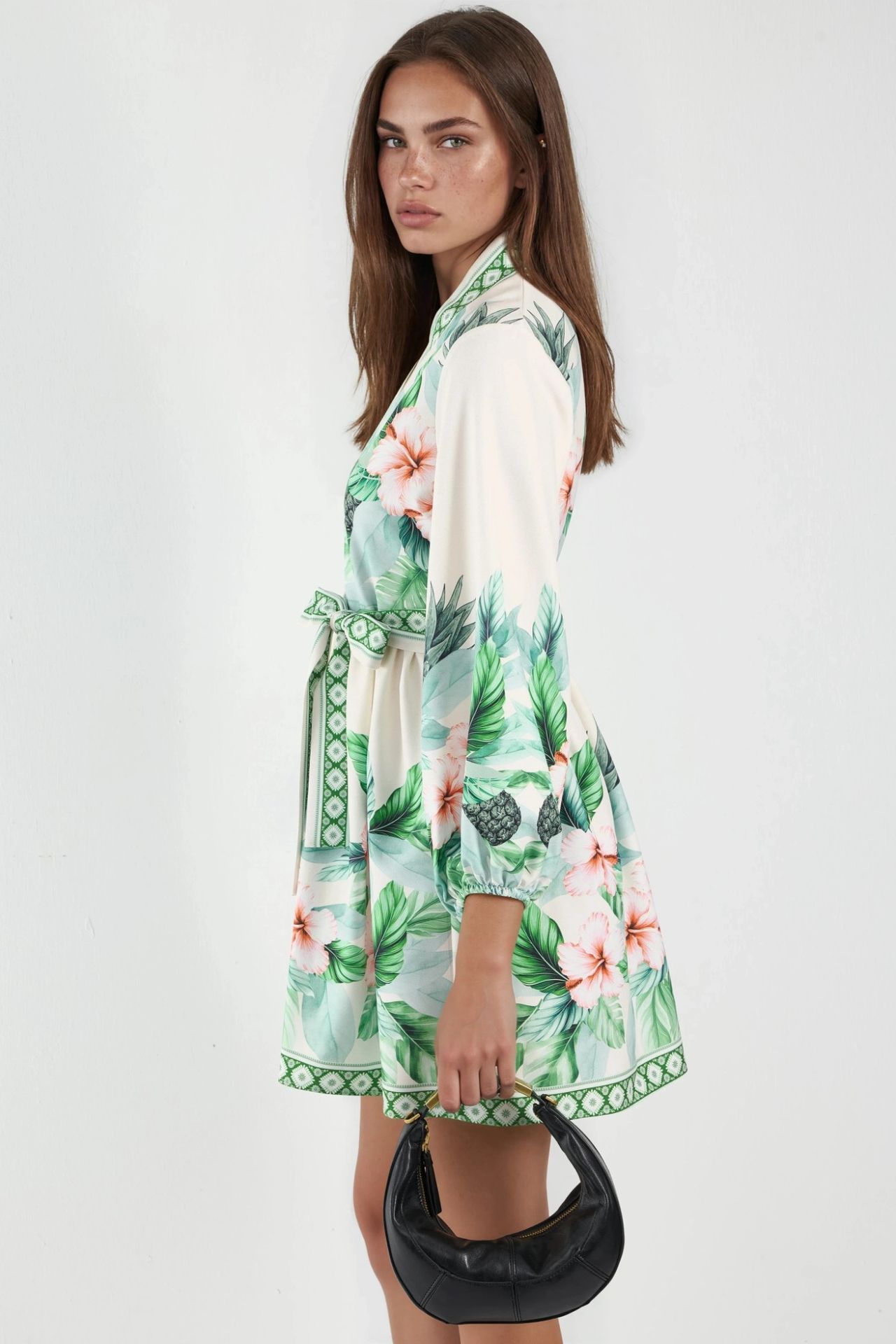 MSN Floral A-Line Mini Dress 2