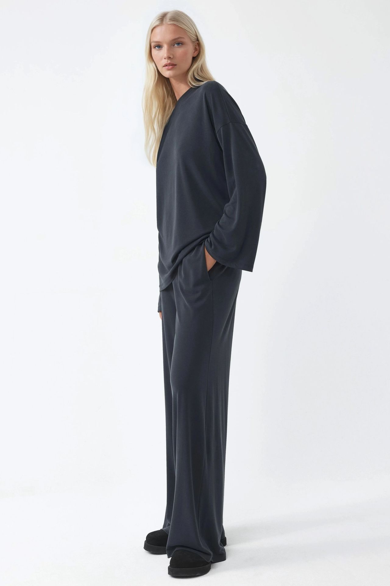 BUSEM Pull On Straight Leg Pants 2