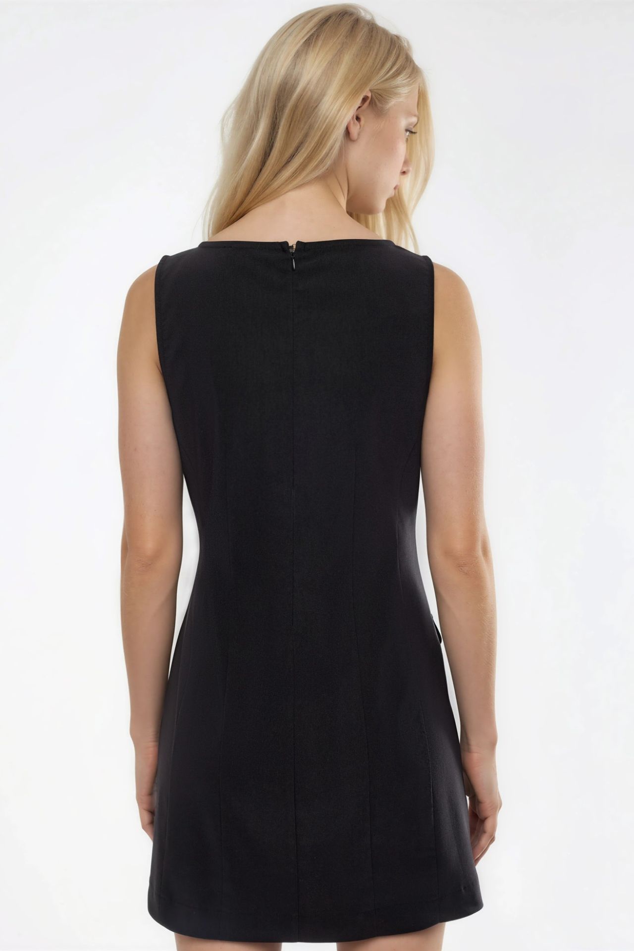 Mini Bengalin Dress with Pocket Detail 4