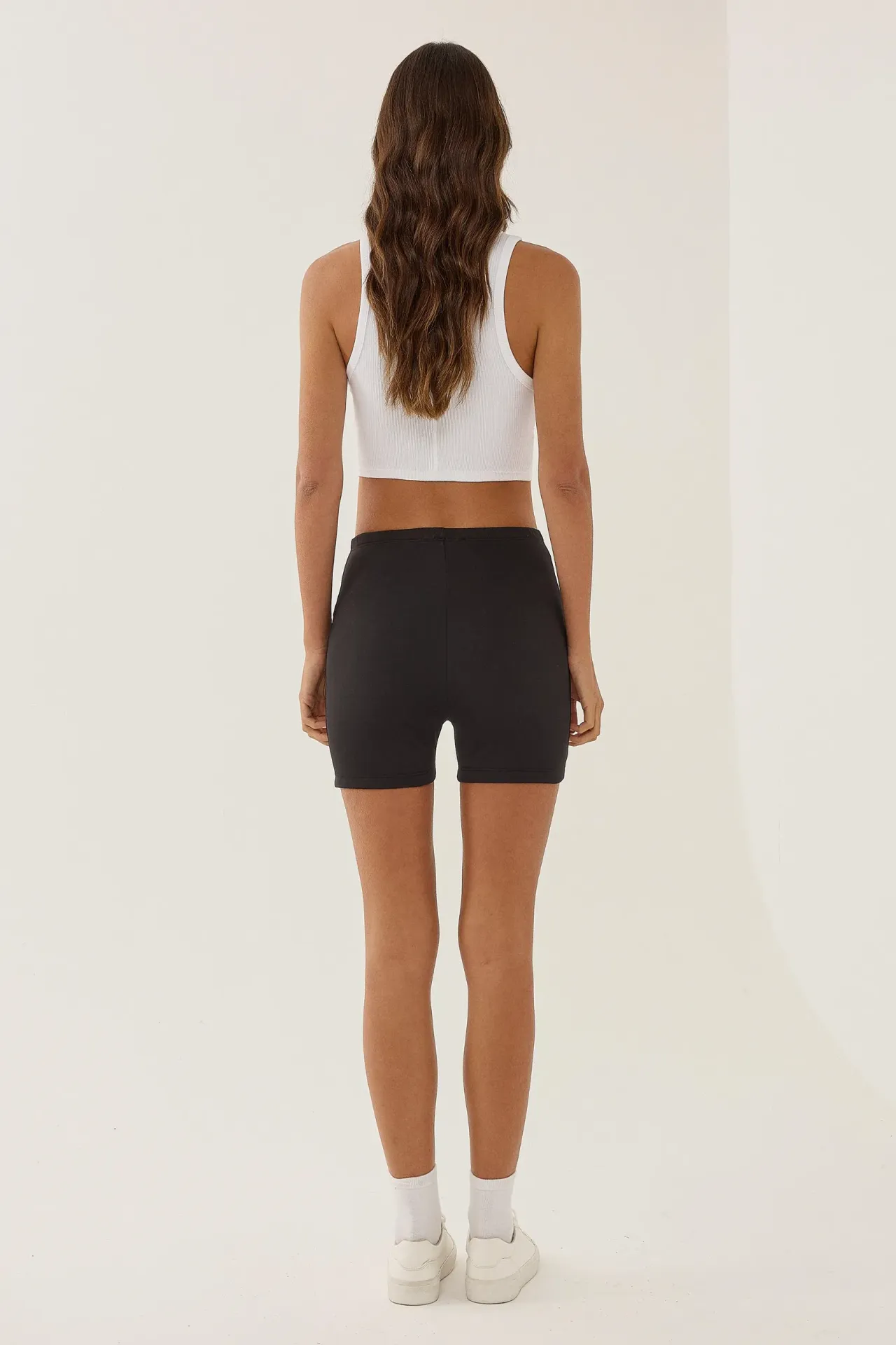 High Waist Elastic Biker Leggings