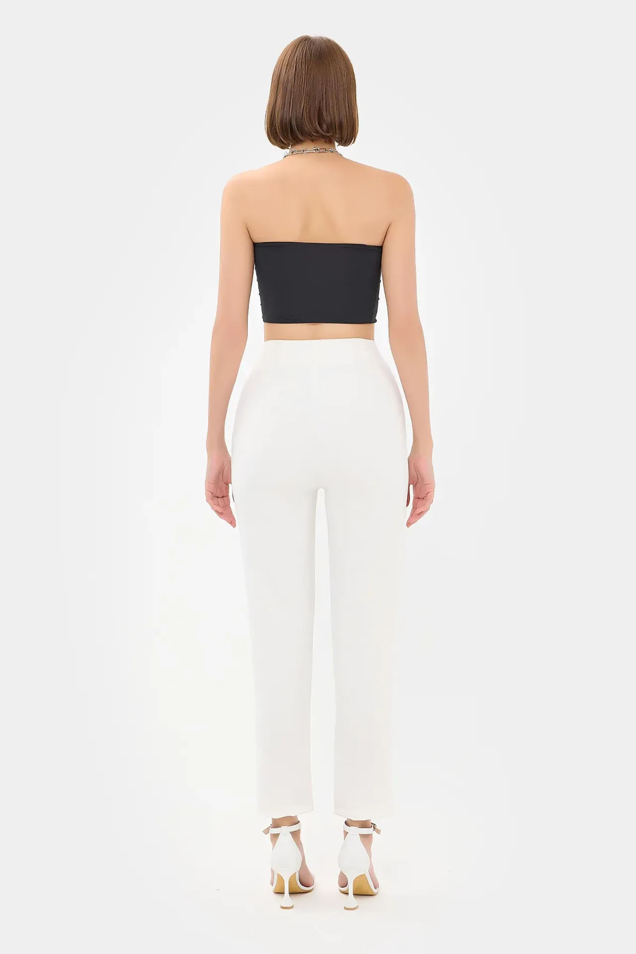 High Waist Carrot fit Trousers