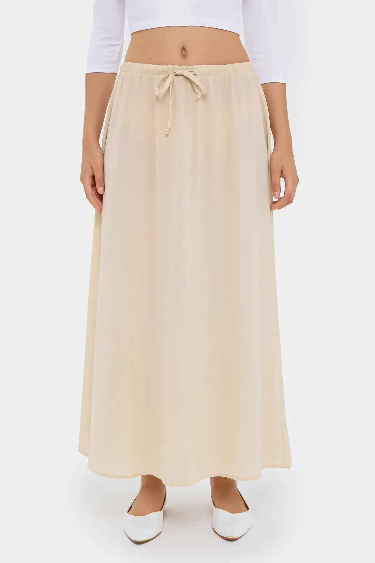 Lace-Up Maxi Skirt 1