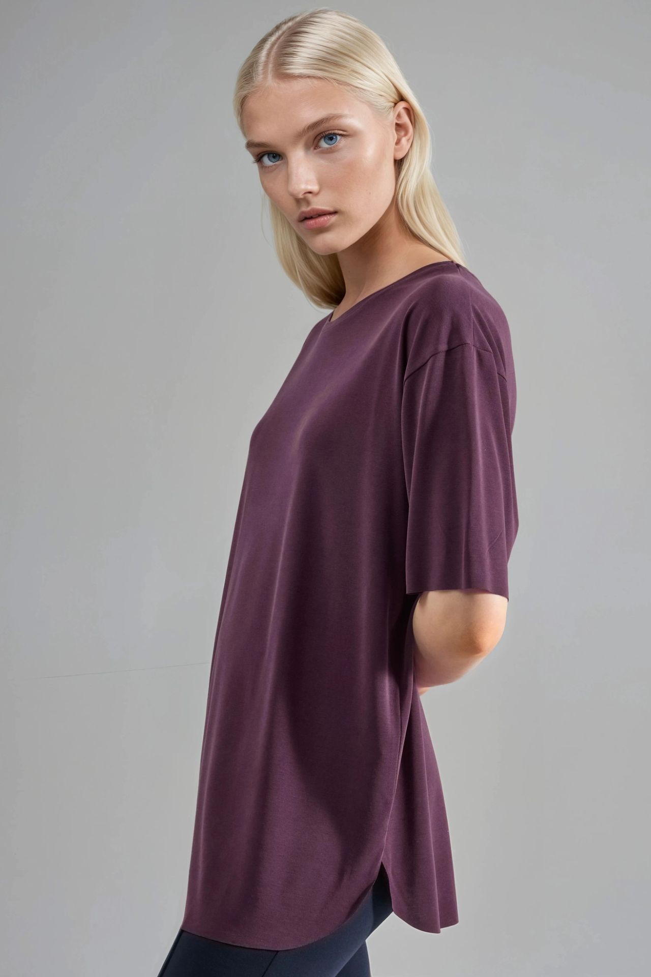 BUSEM Loose Fit Crew Neck T-Shirt 2