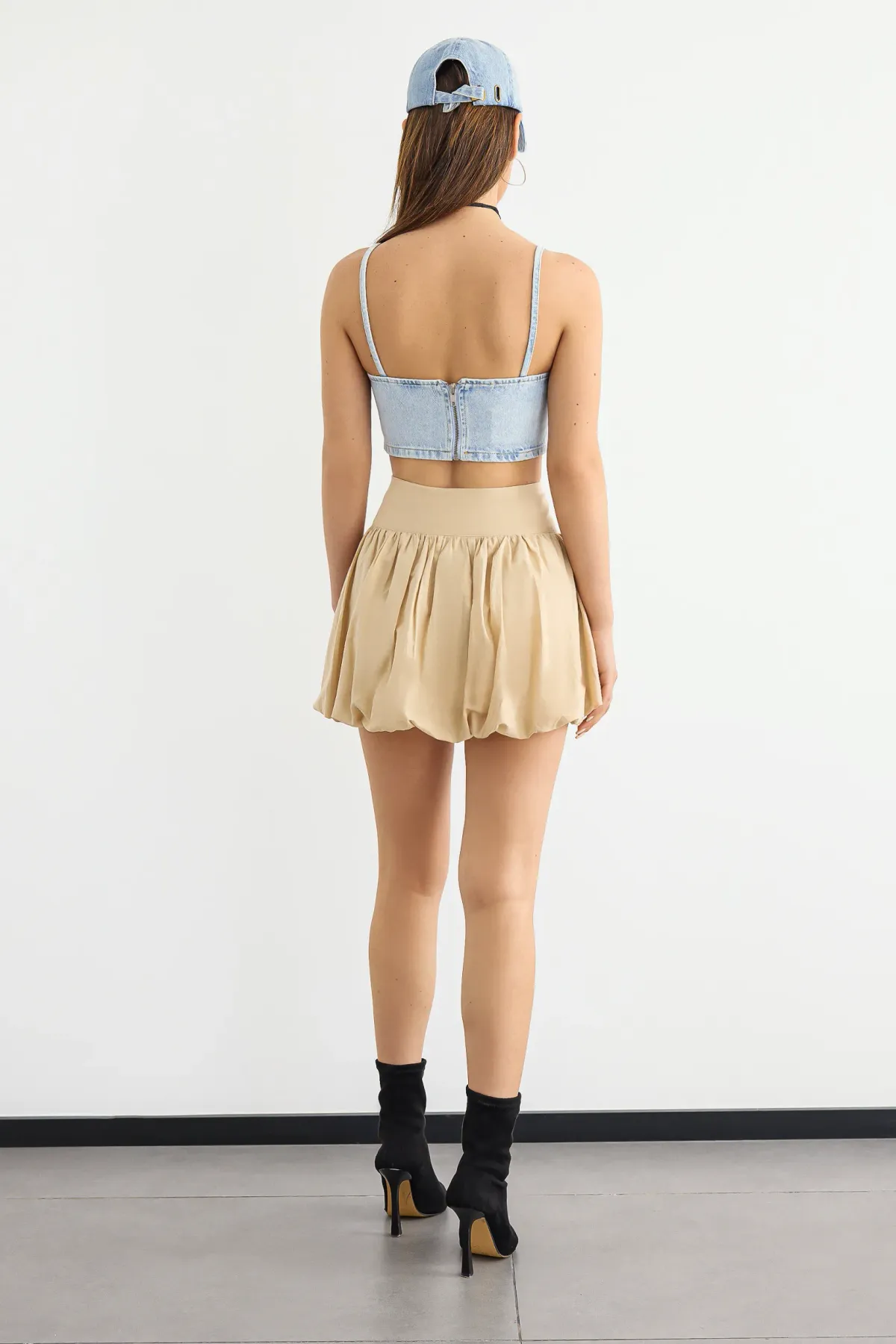 Square Neck Denim Cami Top 4