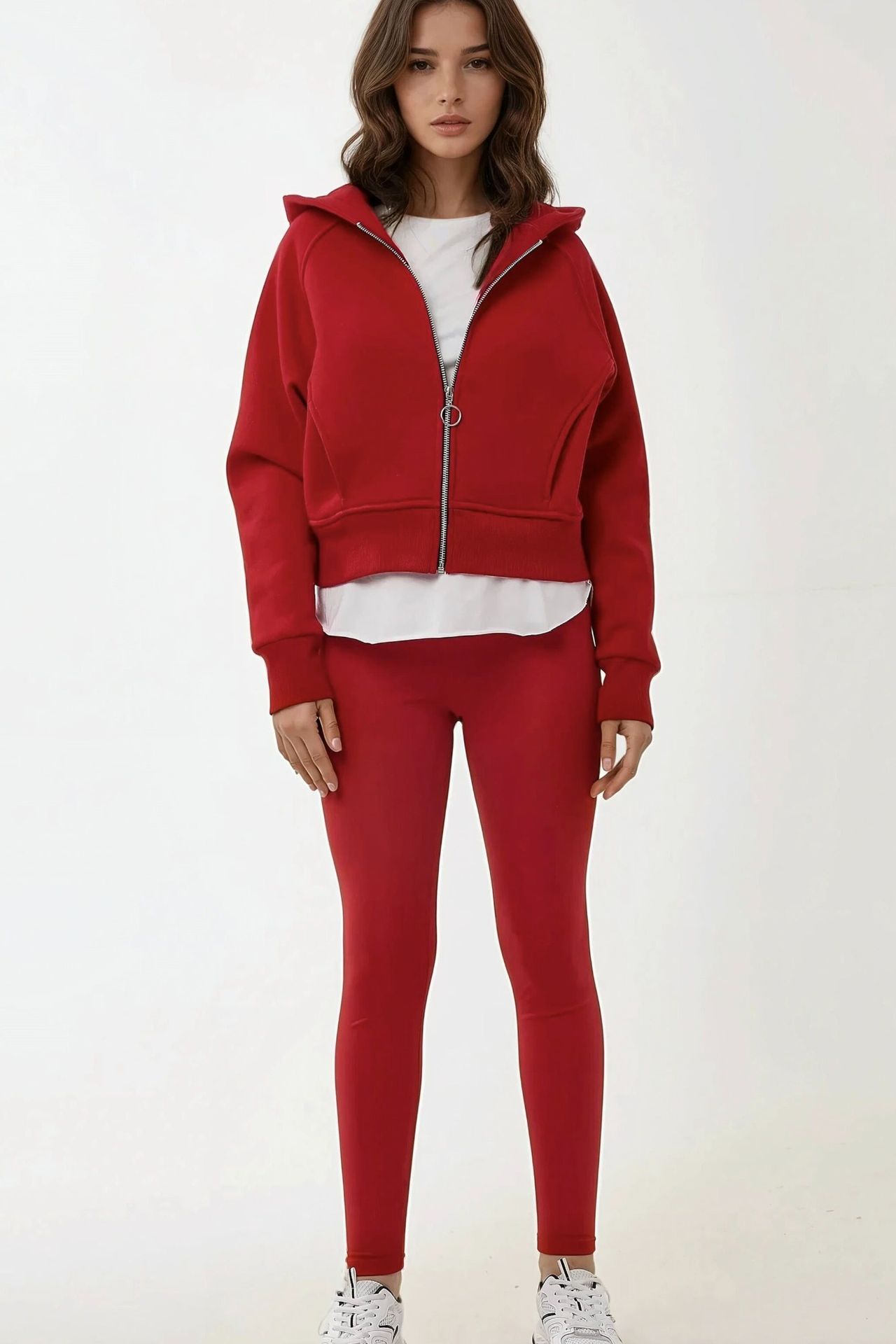 Relaxed Fit Zippered Hoodie 6