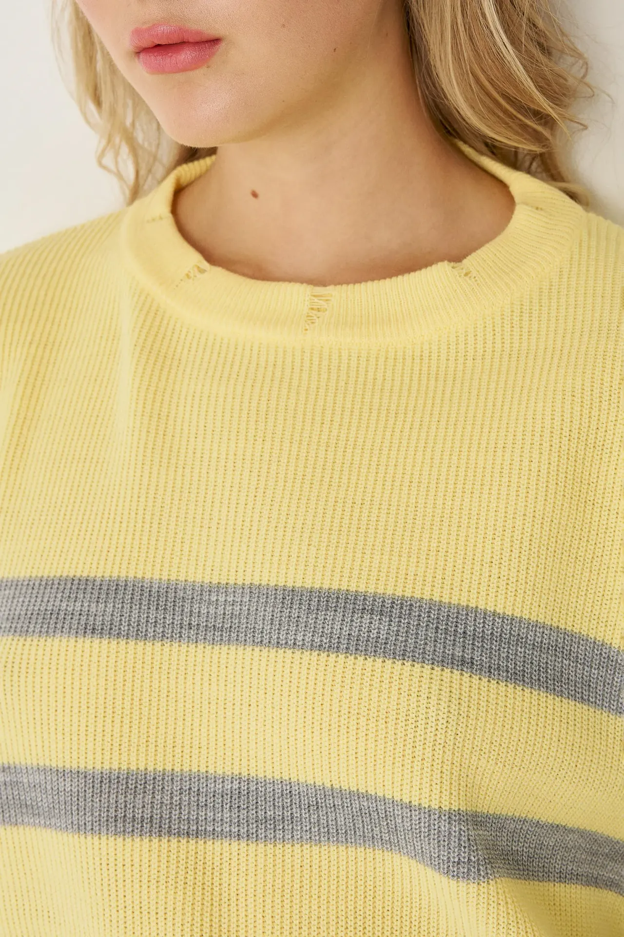 Striped Crew Neck Sweater