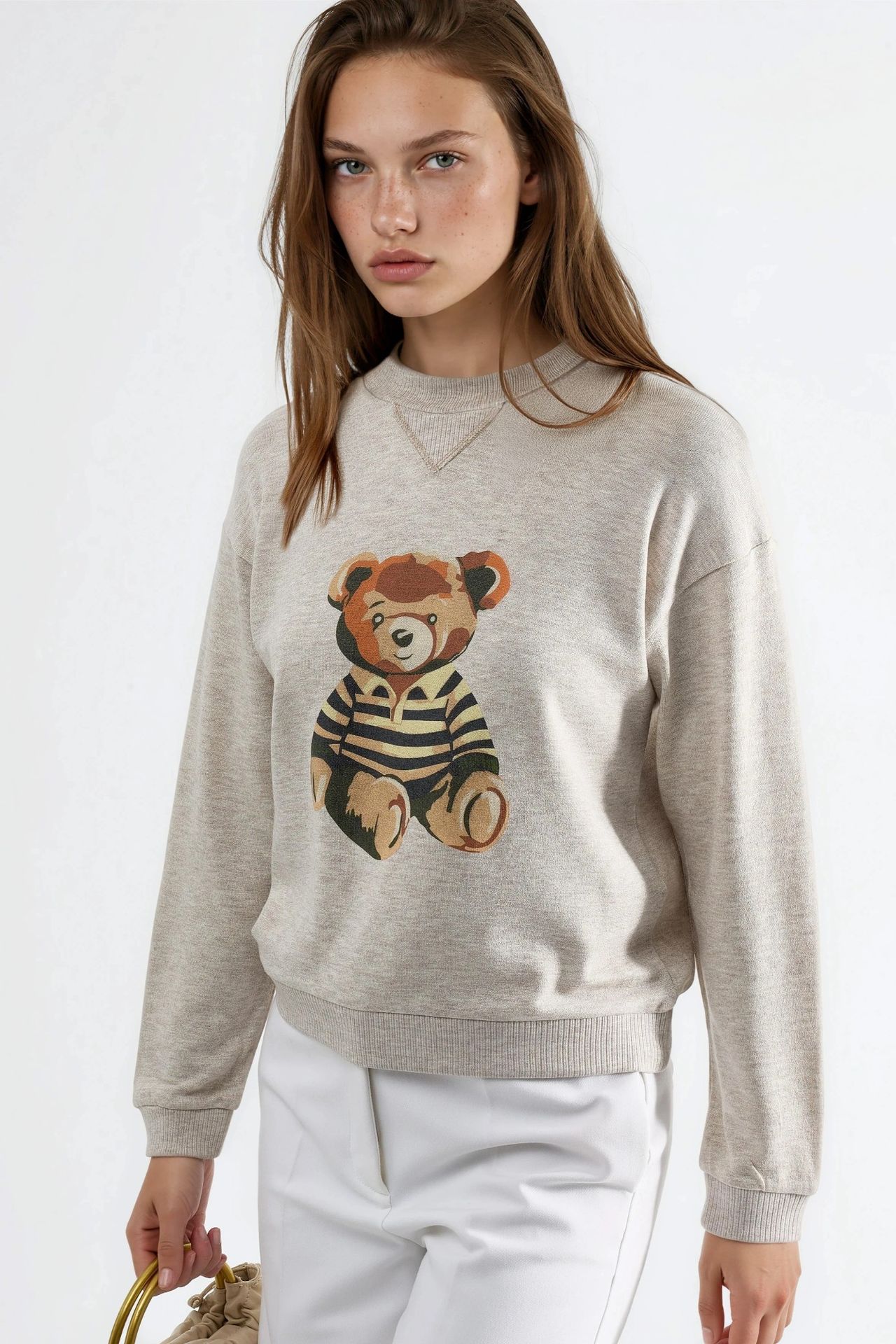 BUSEM Printed Crew Neck Sweatshirt 2