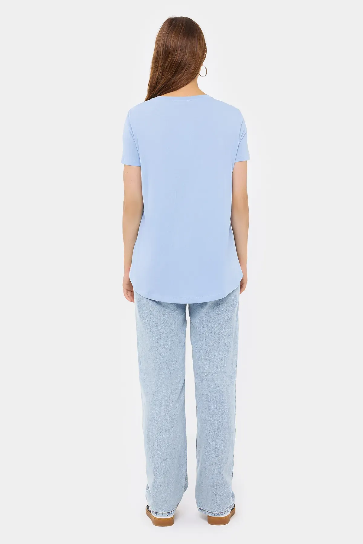 Basic Round Neck Short Sleeve T-Shirt 4