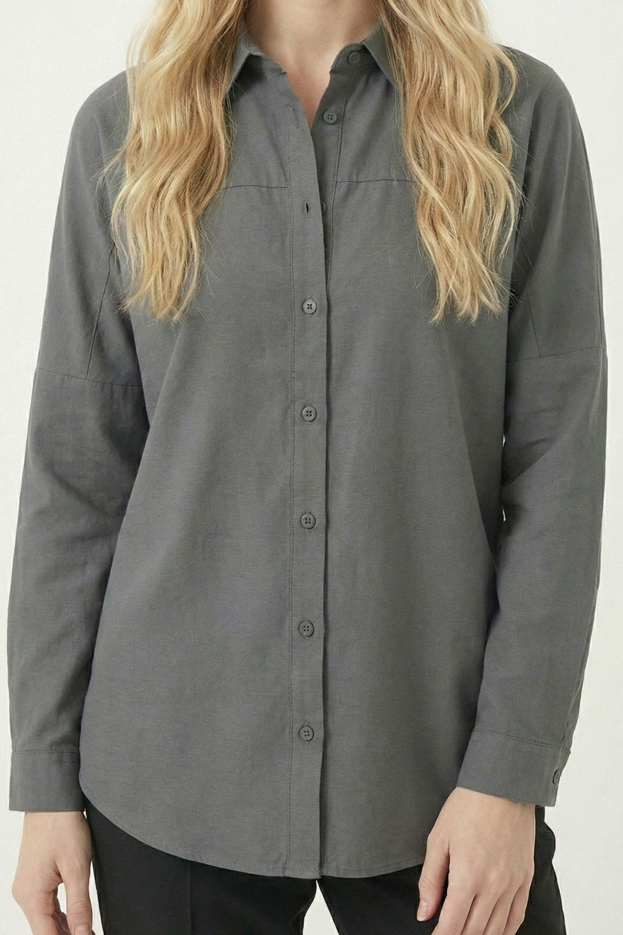 BDART Relaxed Fit Poplin Shirt with Button Closure 5