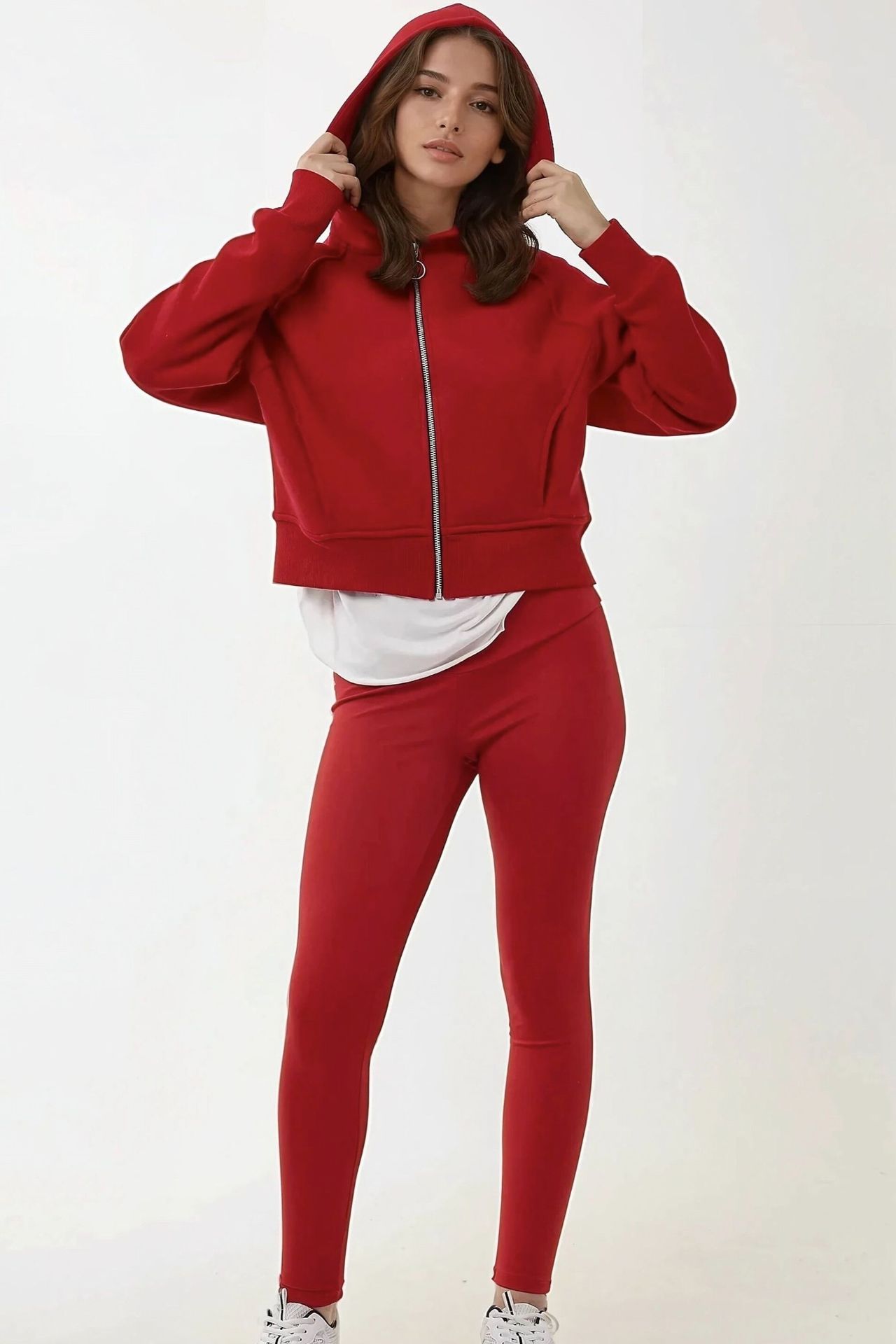 Relaxed Fit Zippered Hoodie 5