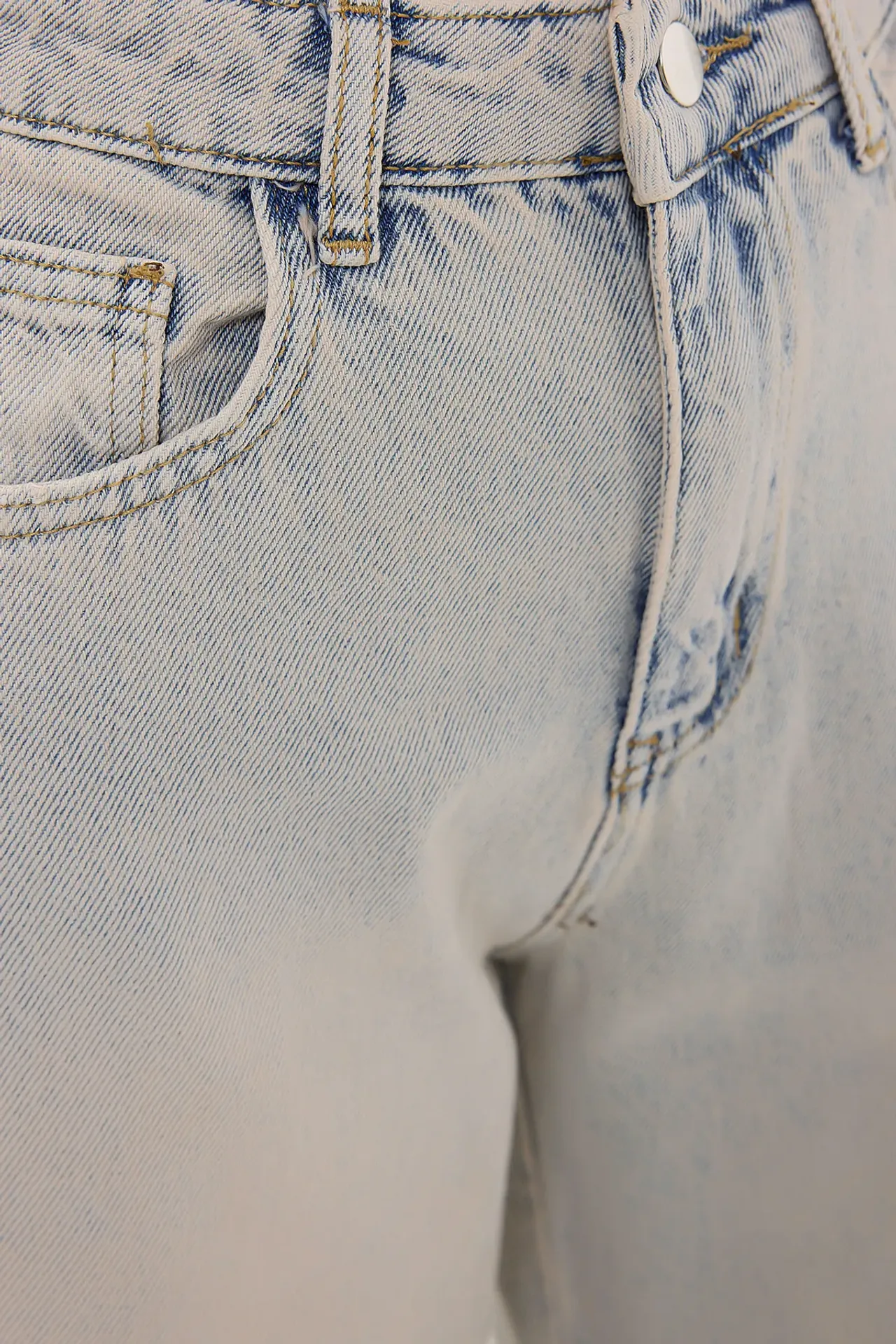 High-Waist Mom Fit Denim Jeans