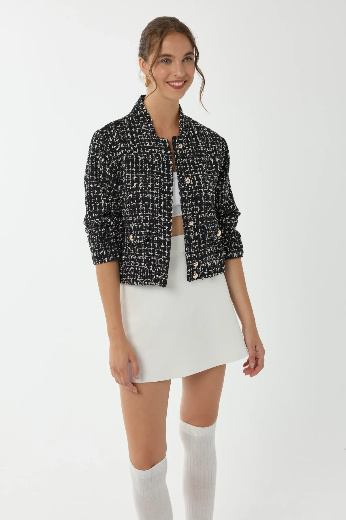 Tweed Regular Fit Jacket 4