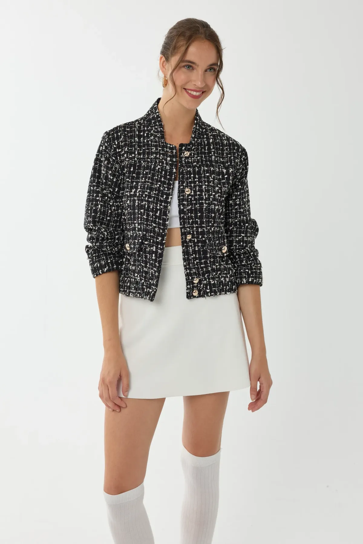 Tweed Regular Fit Jacket 2
