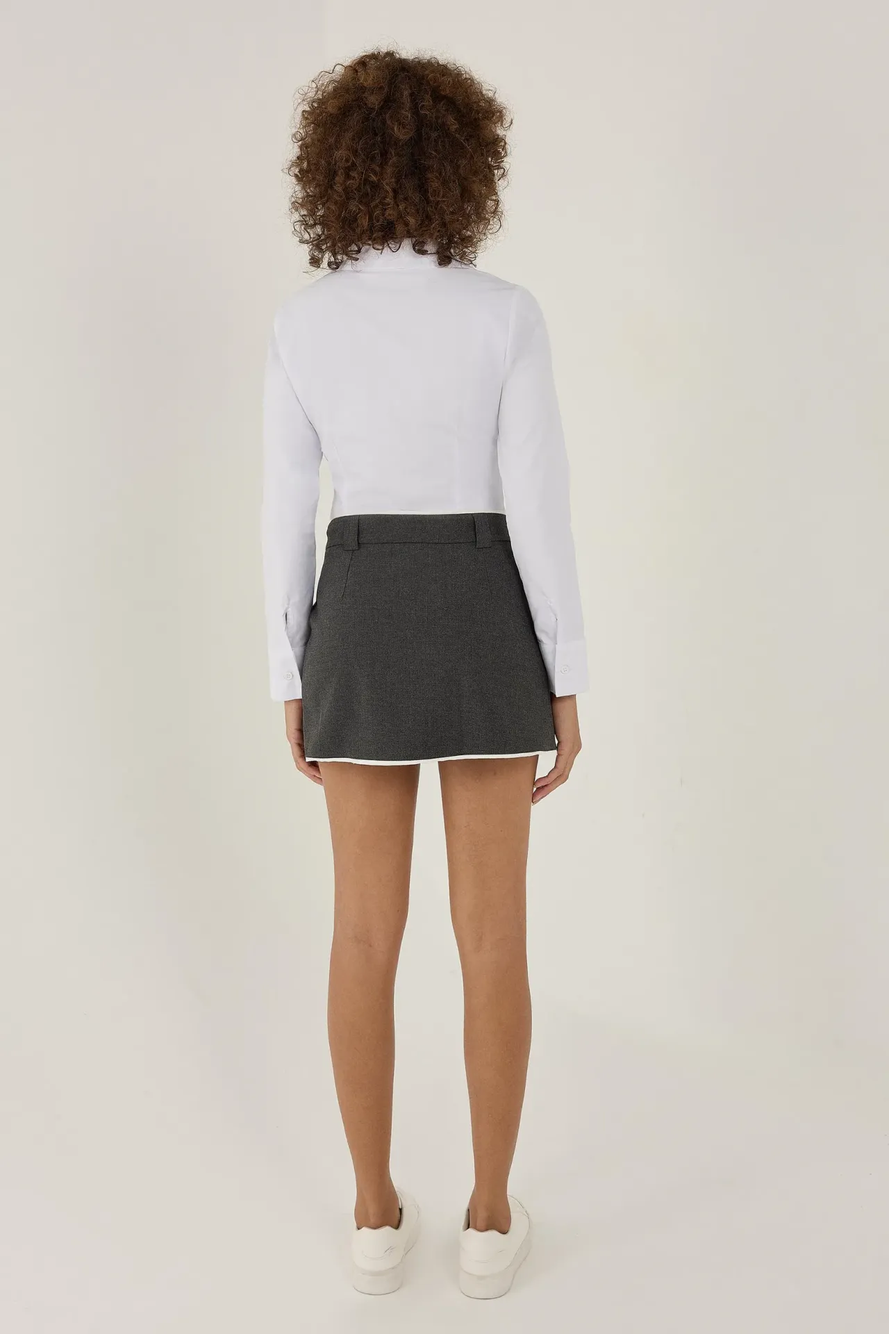 Asymmetric Mini Skort