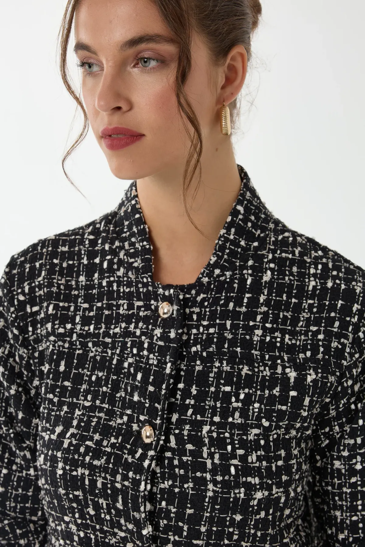 Tweed Regular Fit Jacket 6