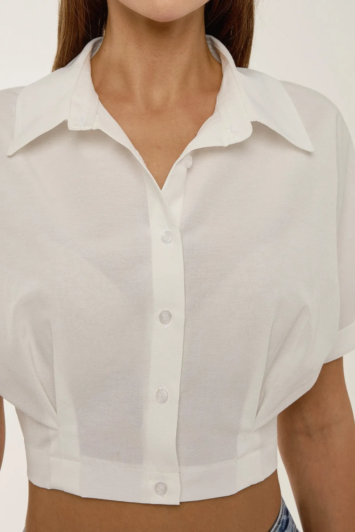 Short Sleeve Crop Shirt 5