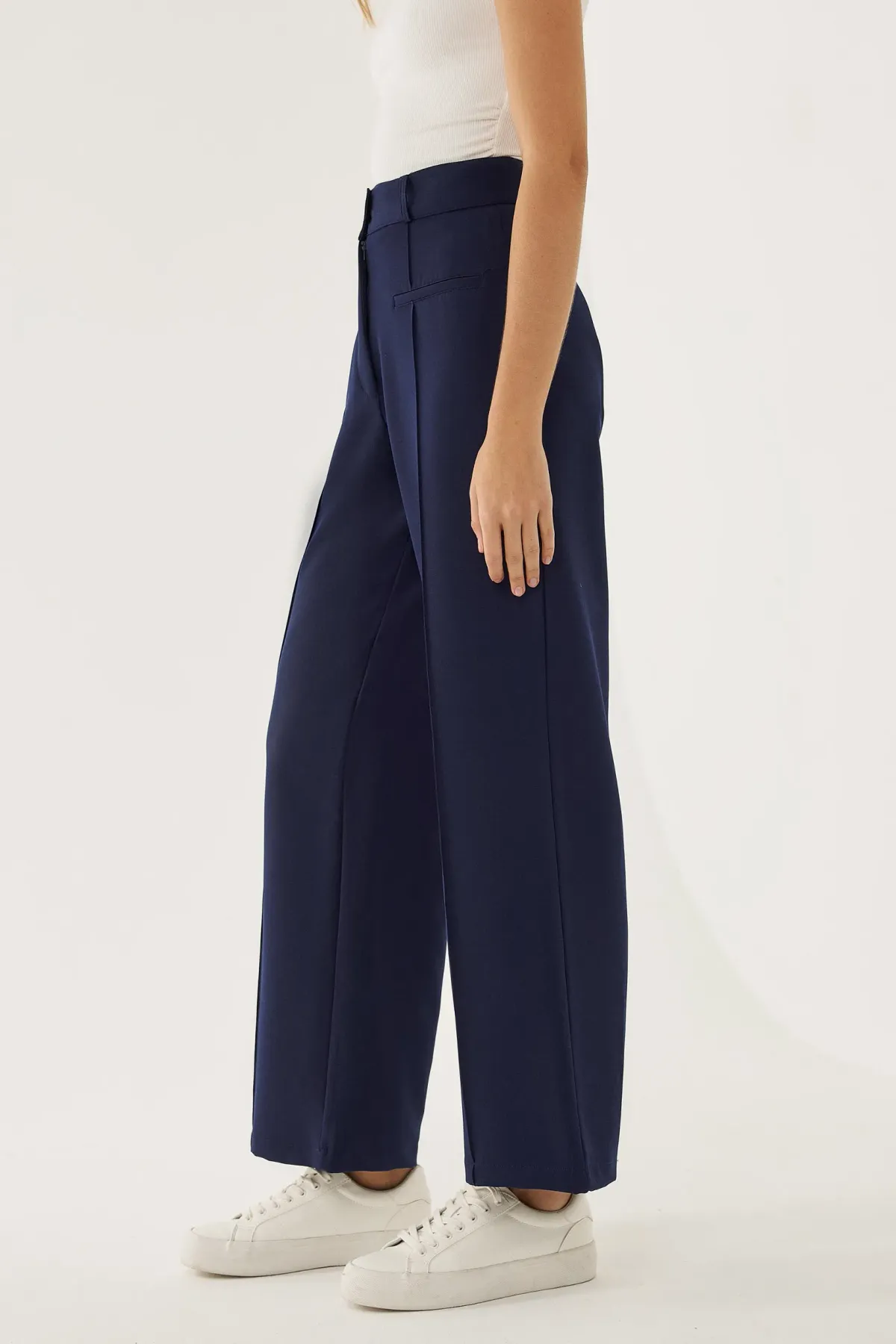 High Waist Straight Leg Pants 5