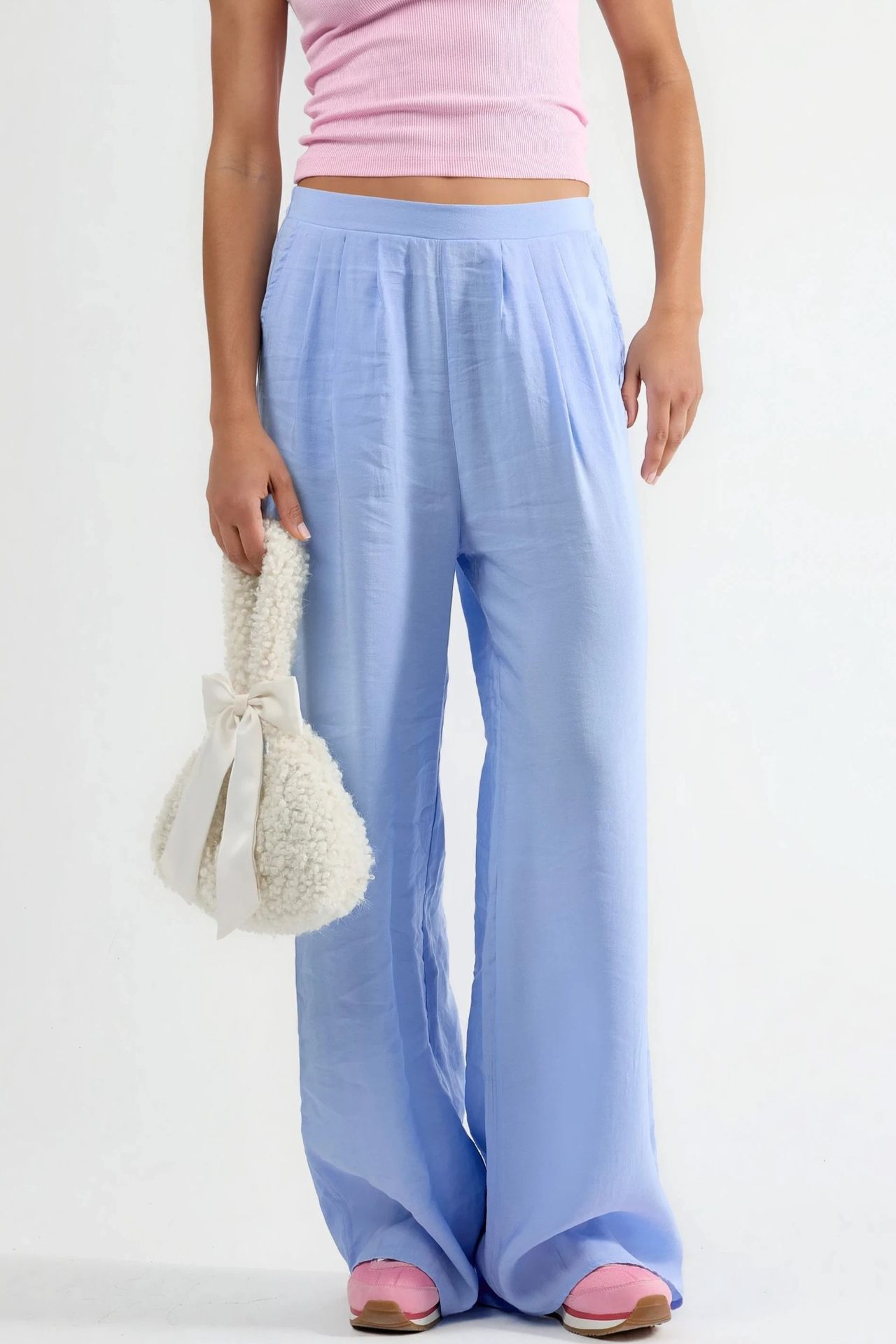 BUSEM Wide Leg Pleated Trousers 1