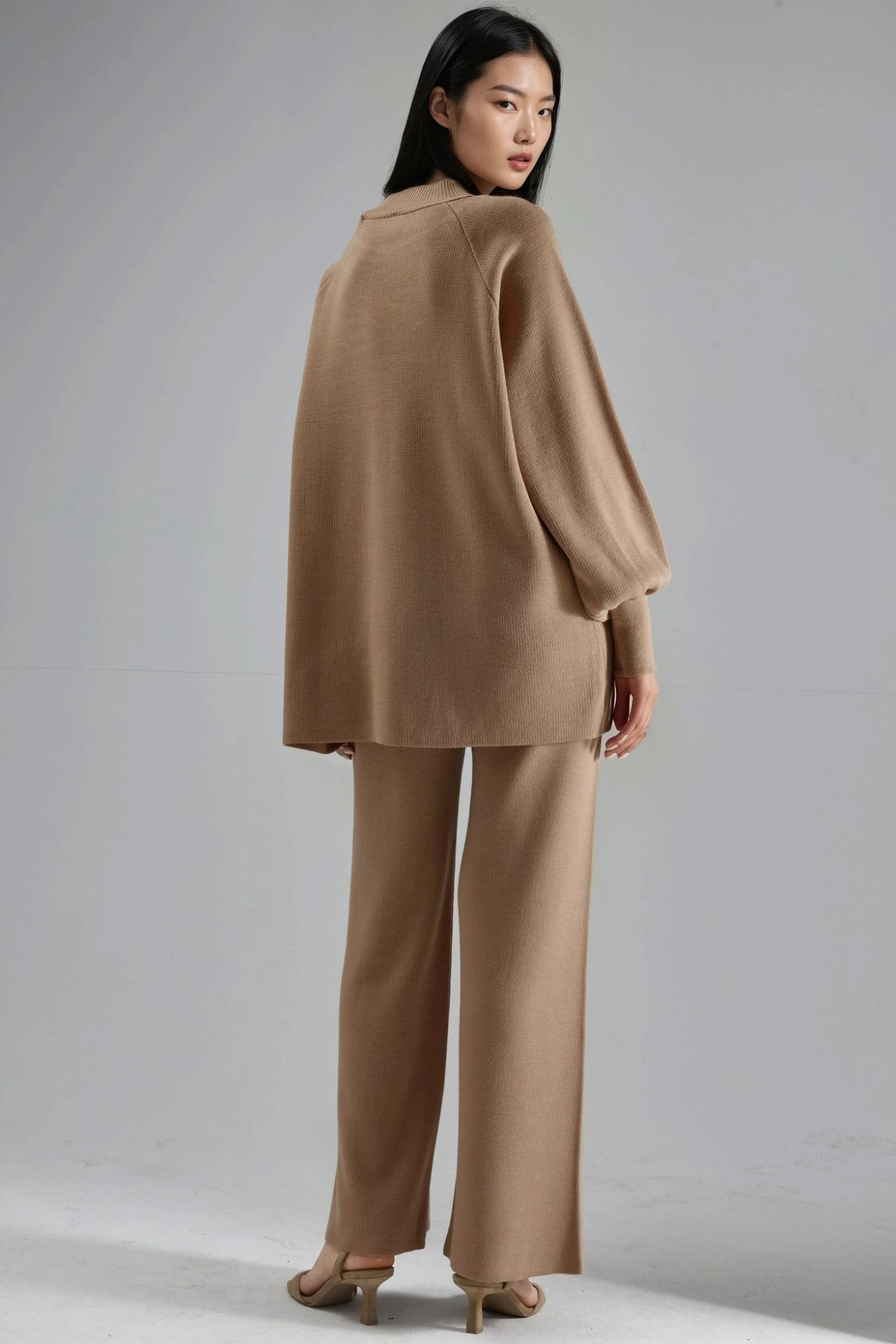 MY FASHION Loose Fit Sweater & Pants Knit Co-ord Set 4
