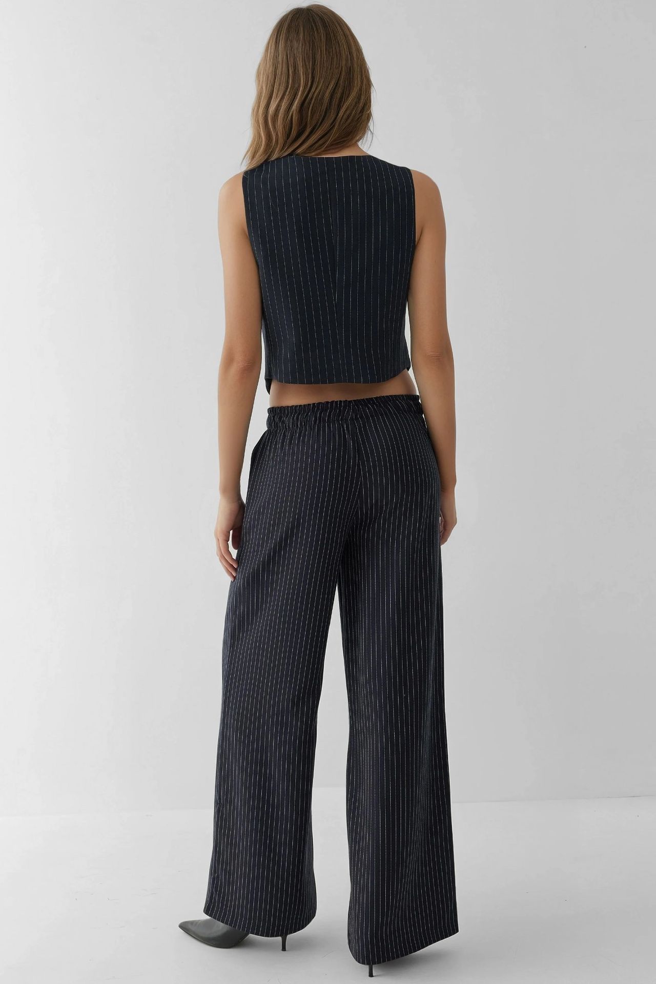 Striped Wide Leg Pants 3