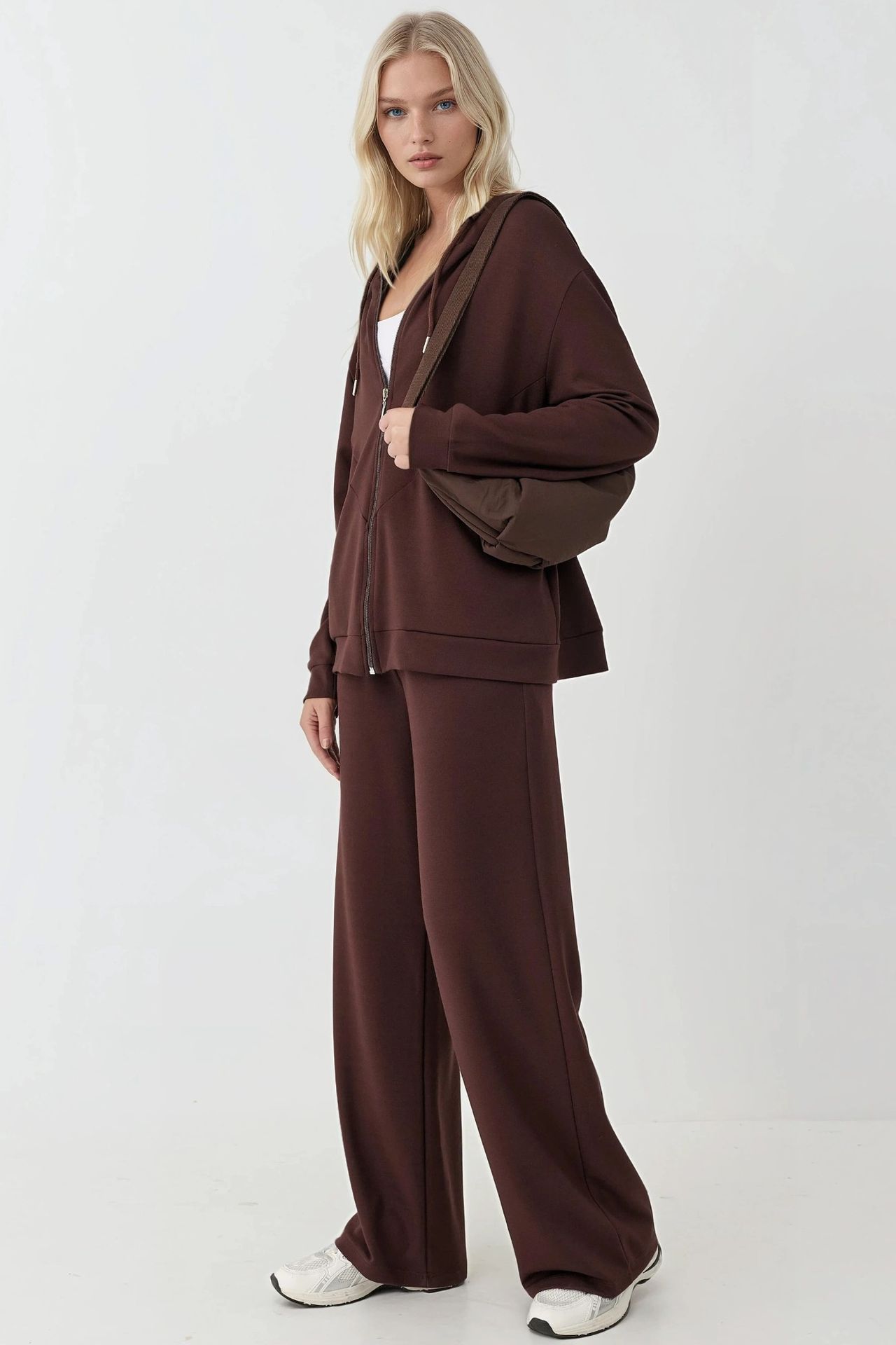 Soft Modal Touch Wide Leg Sweatpants 6