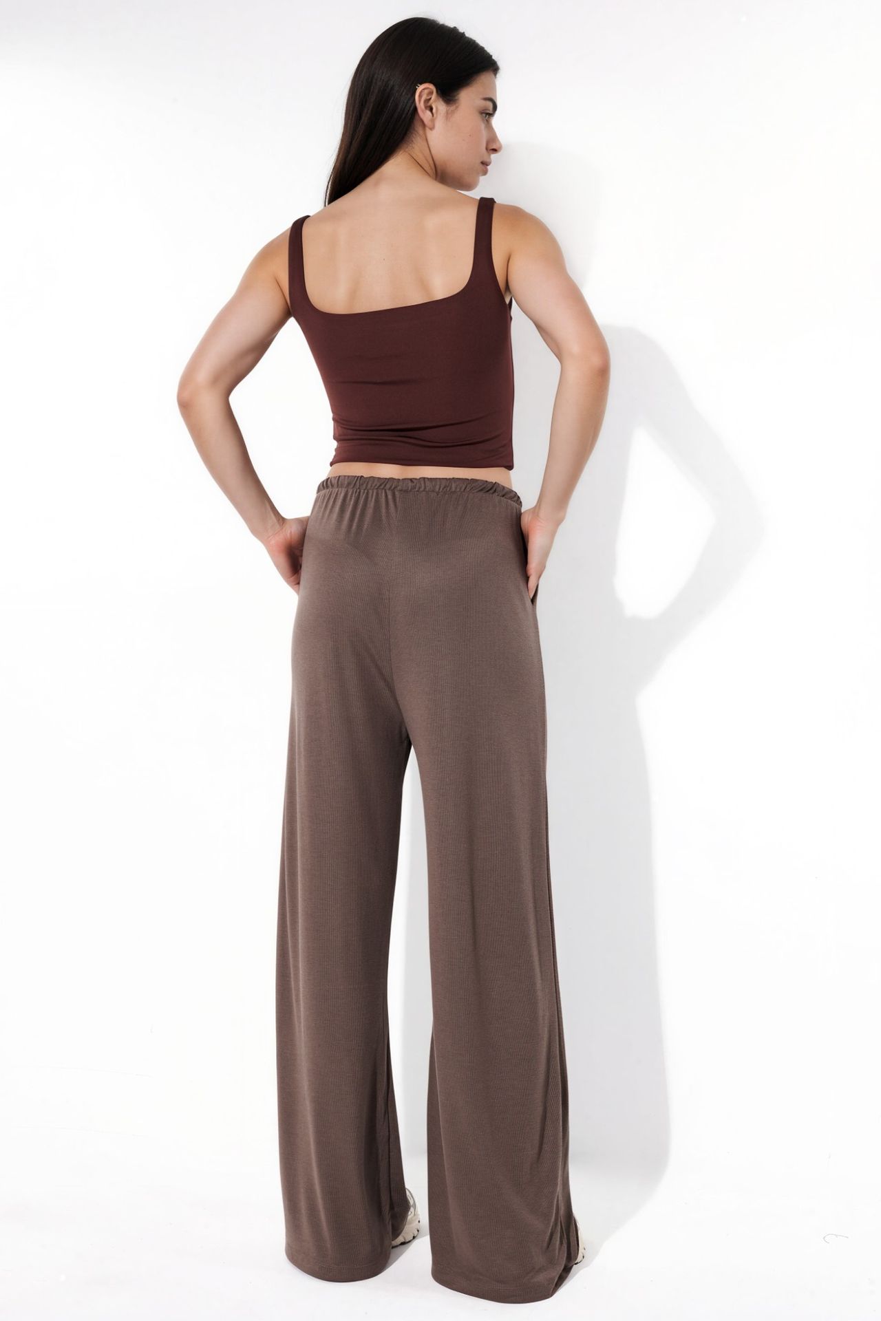 BUSEM Wide Leg Drawstring Trousers 3