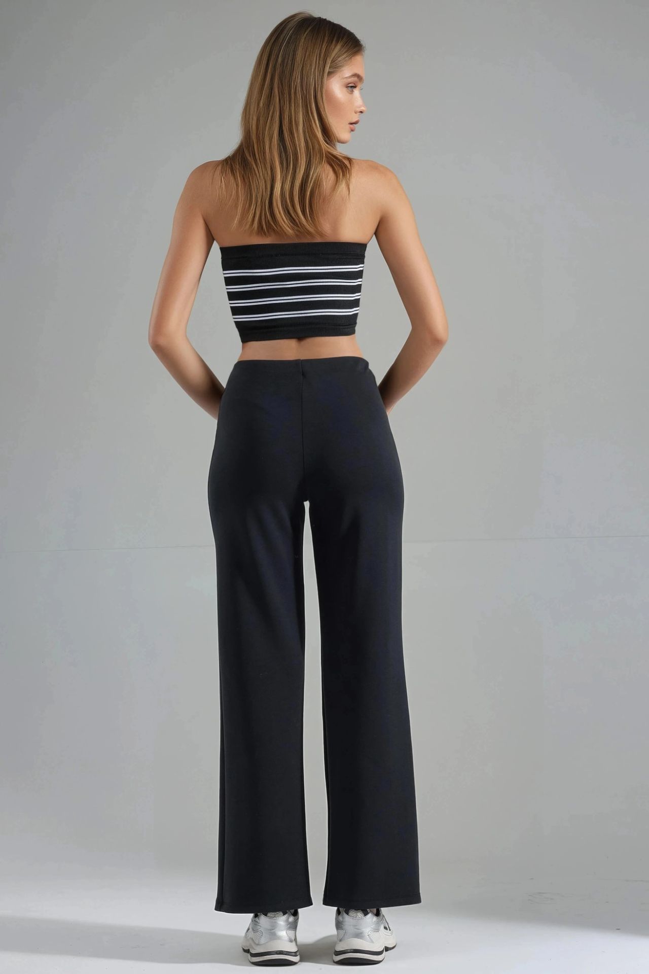 BUSEM High Waist Straight Leg Pants 3