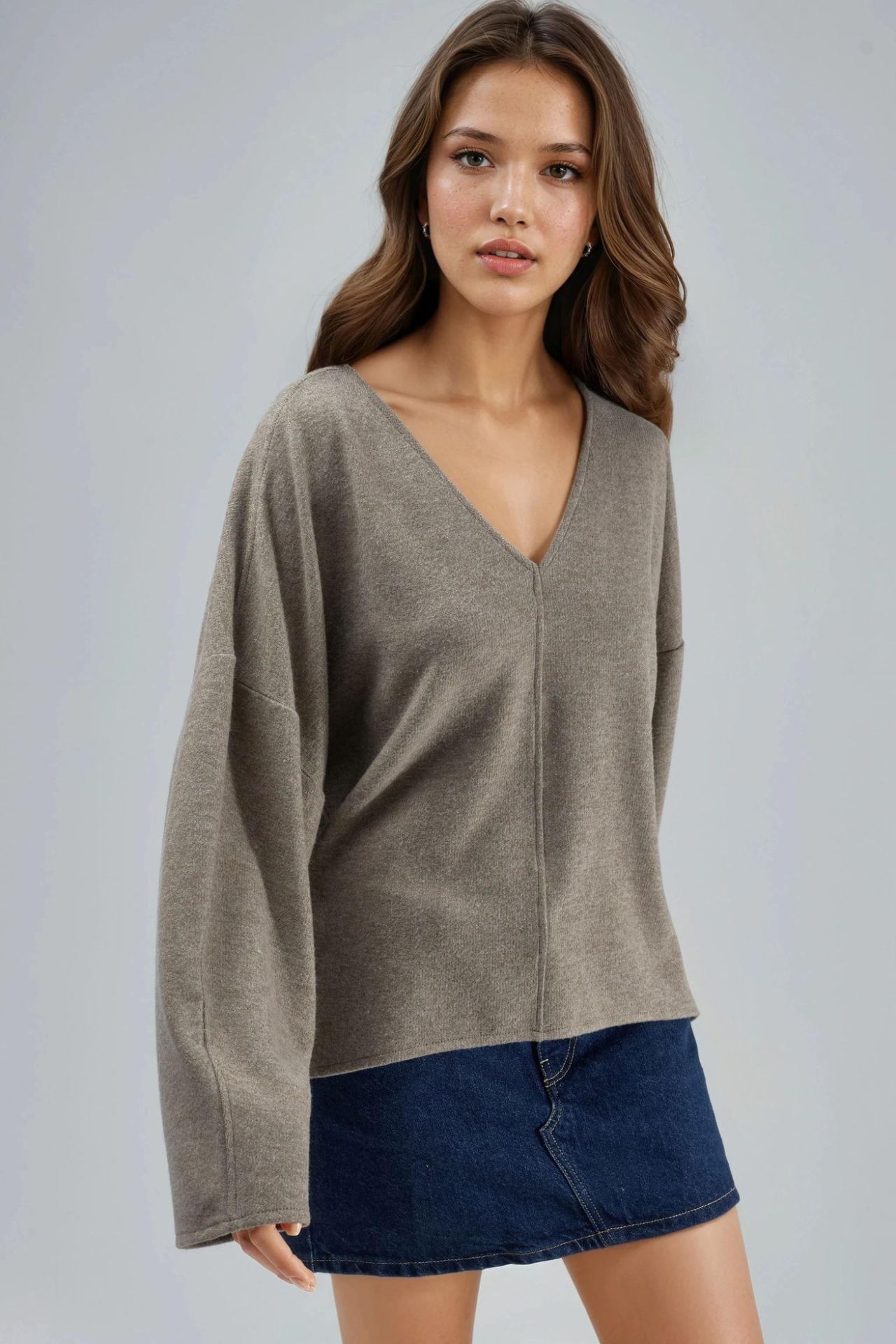 BUSEM V-Neck Long Sleeve Blouse 4