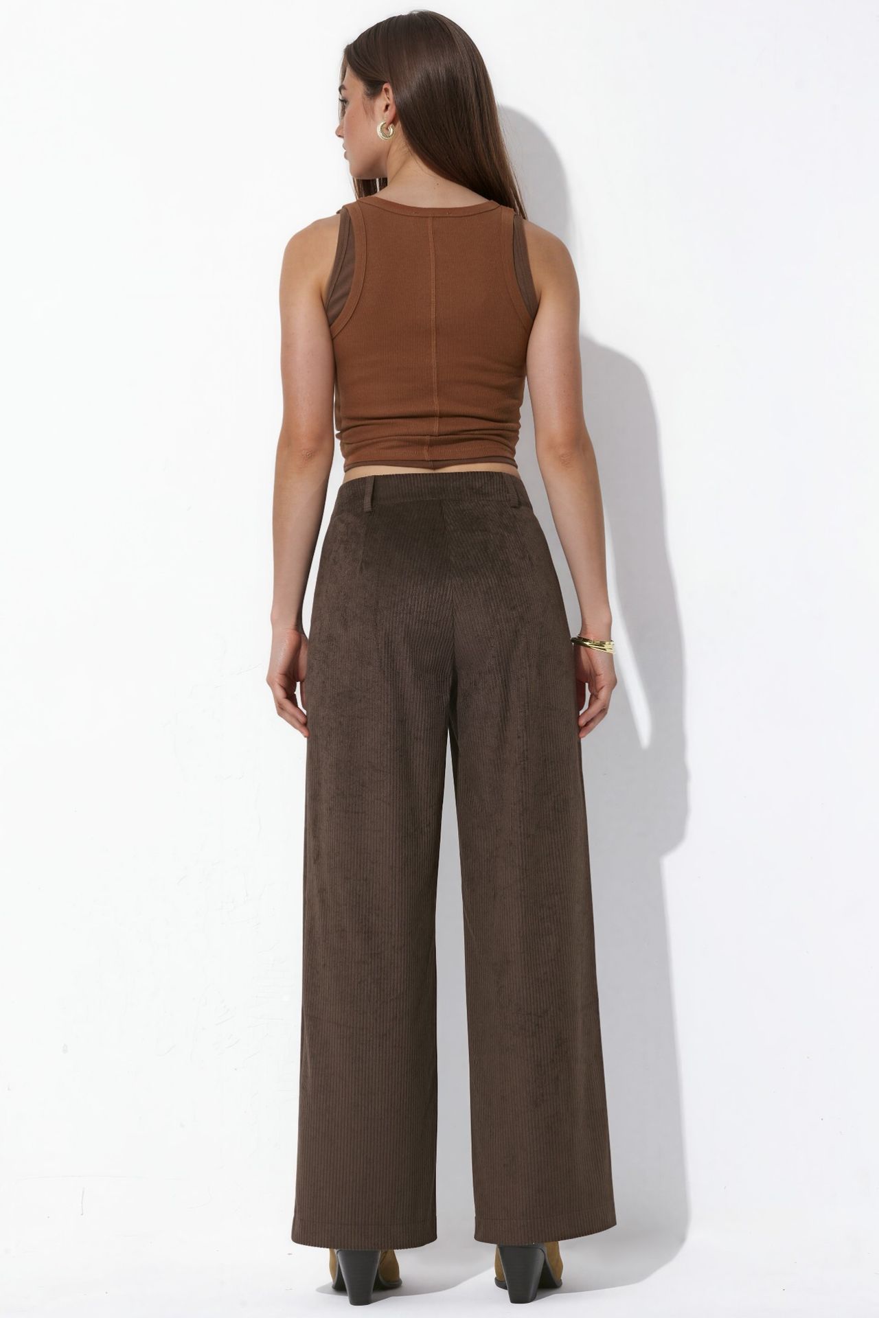 Straight Leg Velvet Pants