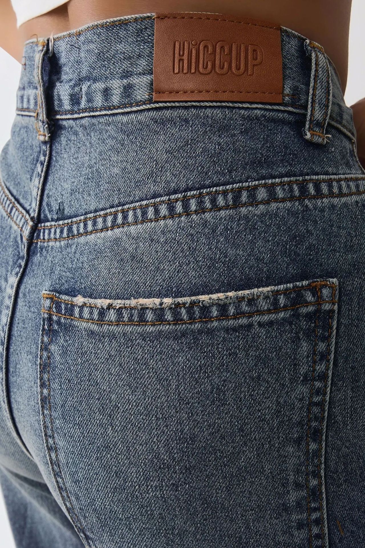 Normal Waist Straight Leg Denim Jeans 5