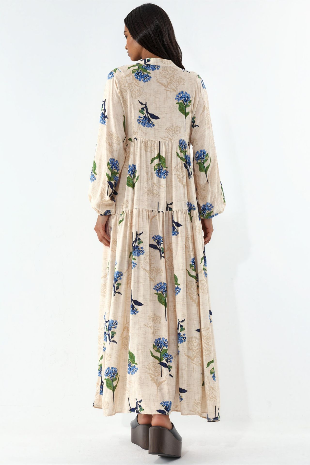 BDART Patterned V-Neck Maxi Dress 3