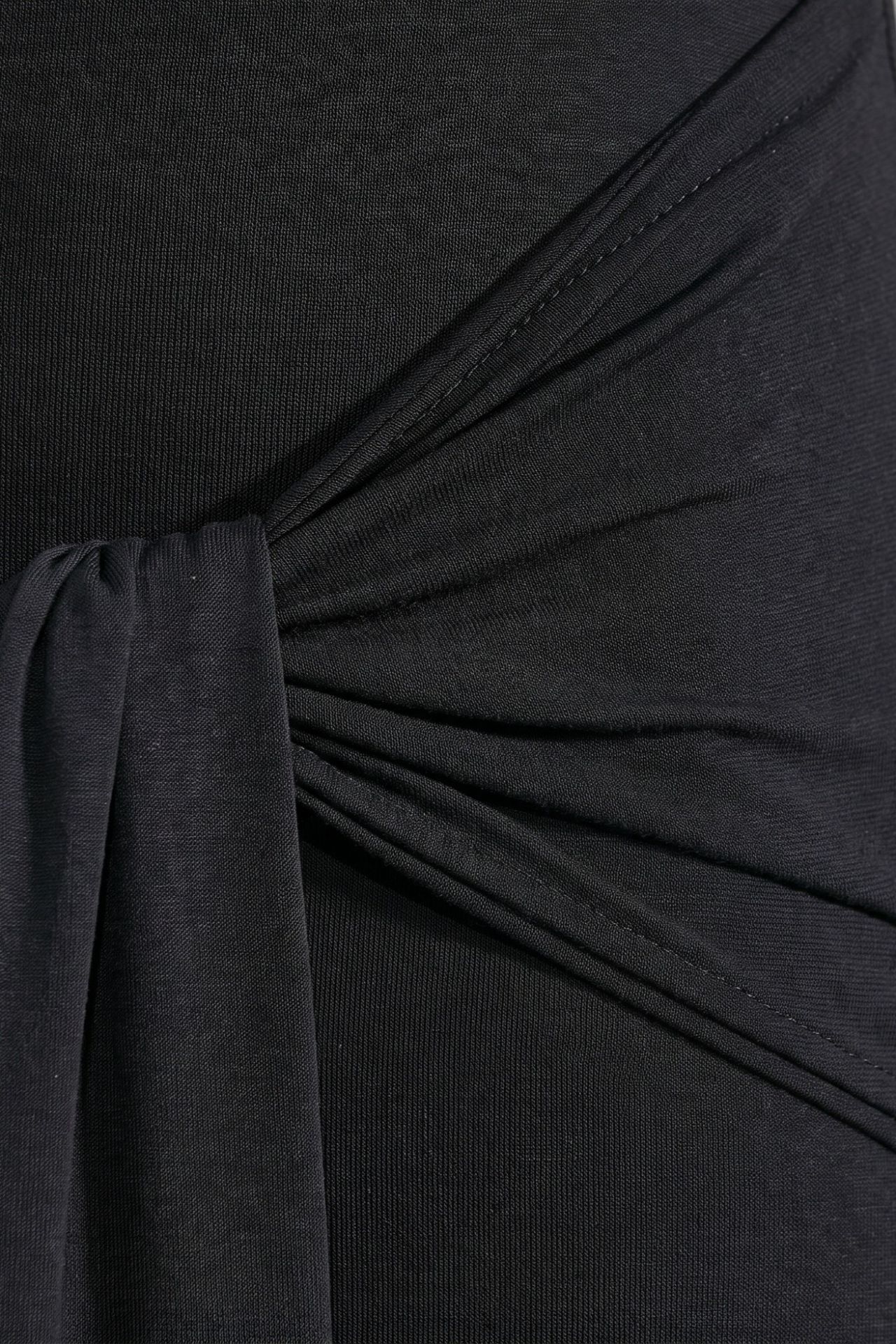 Waist Tie Detail A-Line Sandy Maxi Dress