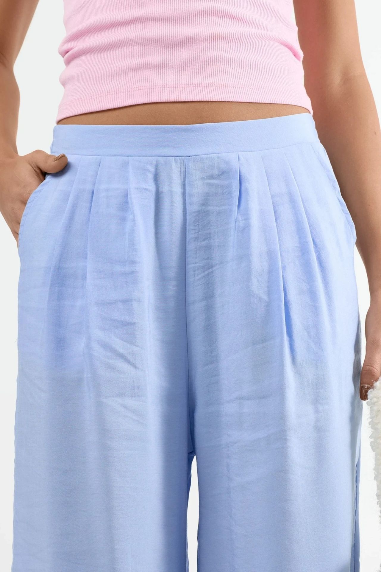 BUSEM Wide Leg Pleated Trousers 5