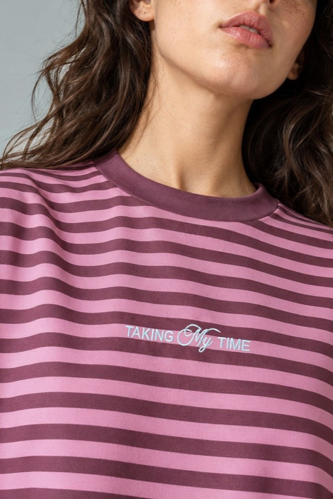 Striped Oversized Sweatshirt 4