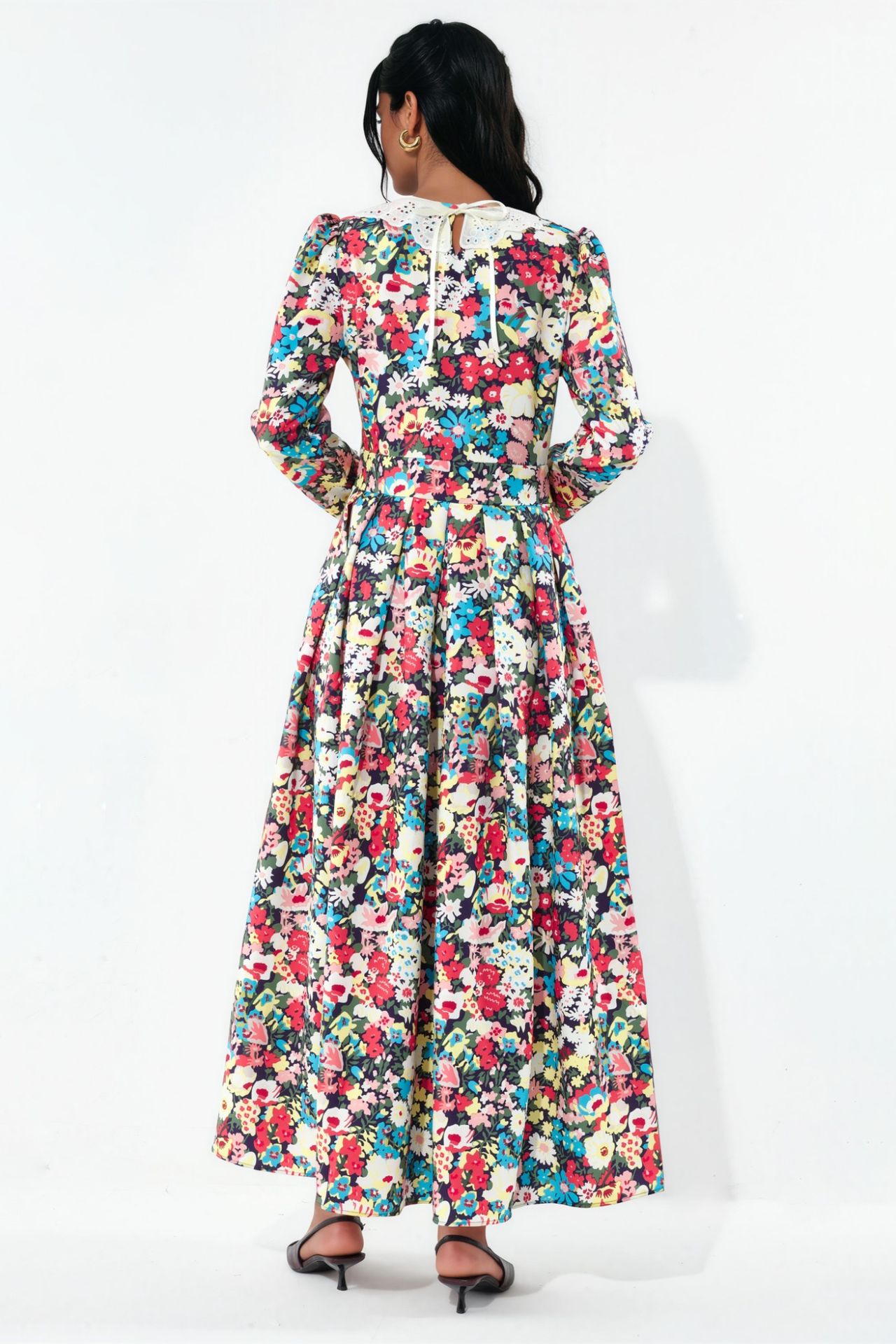 MSN Floral A-line Maxi Dress