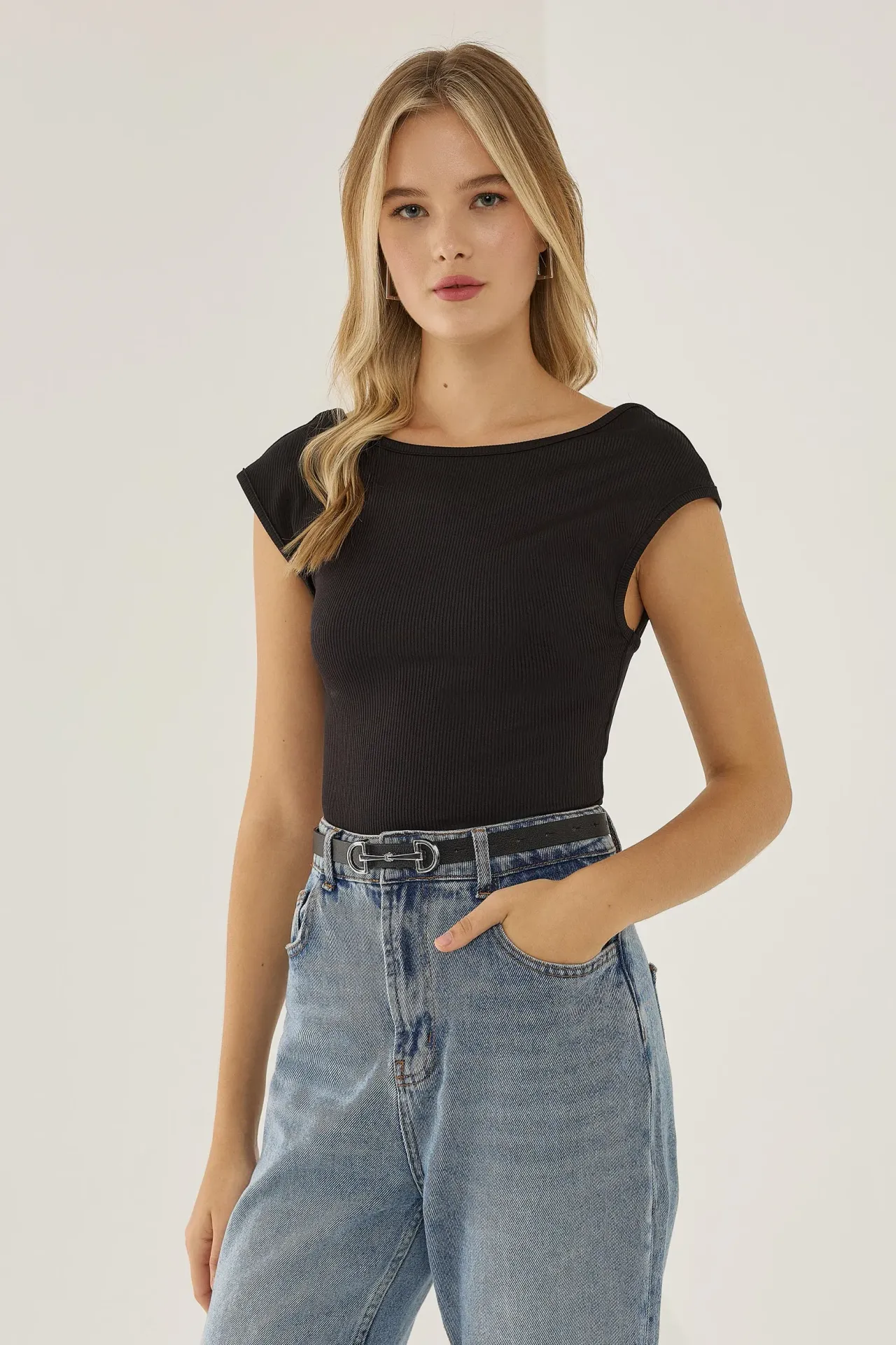 Open Back Crop Top