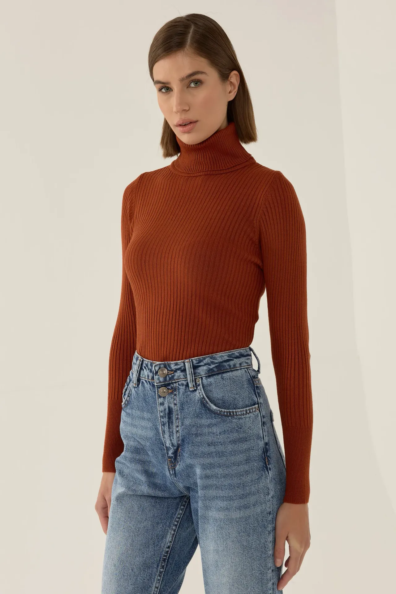 Slim Fit Turtleneck Sweater