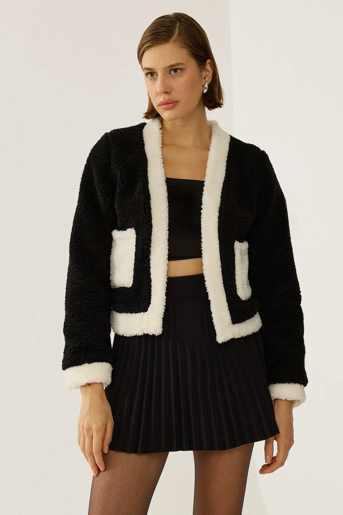 Sherpa Contrast Detail Jacket 2