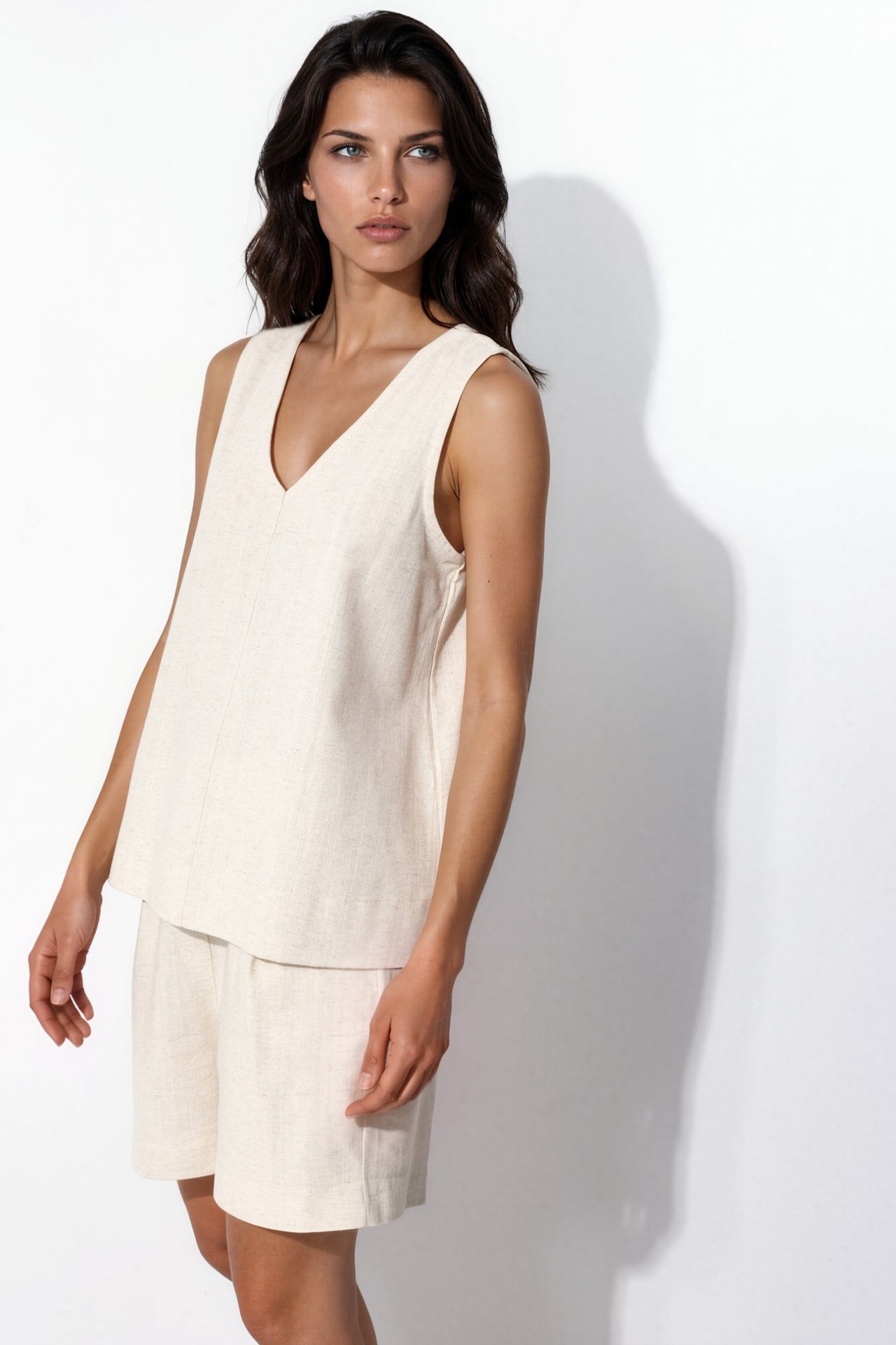 Linen Blended Two-Piece Set 2
