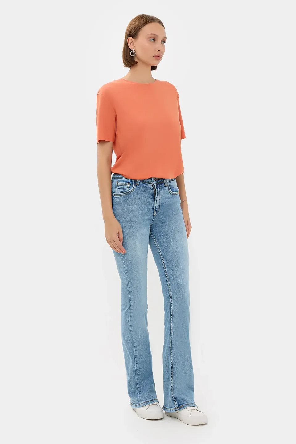 Basic Round Neck Short Sleeve T-Shirt