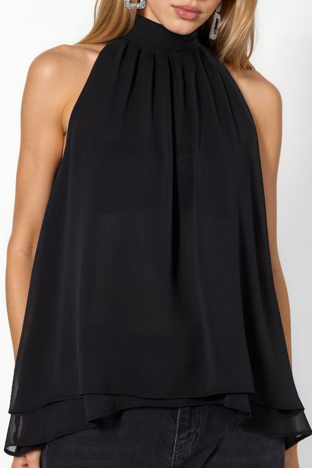 Halter Neck Sleeveless Blouse 7