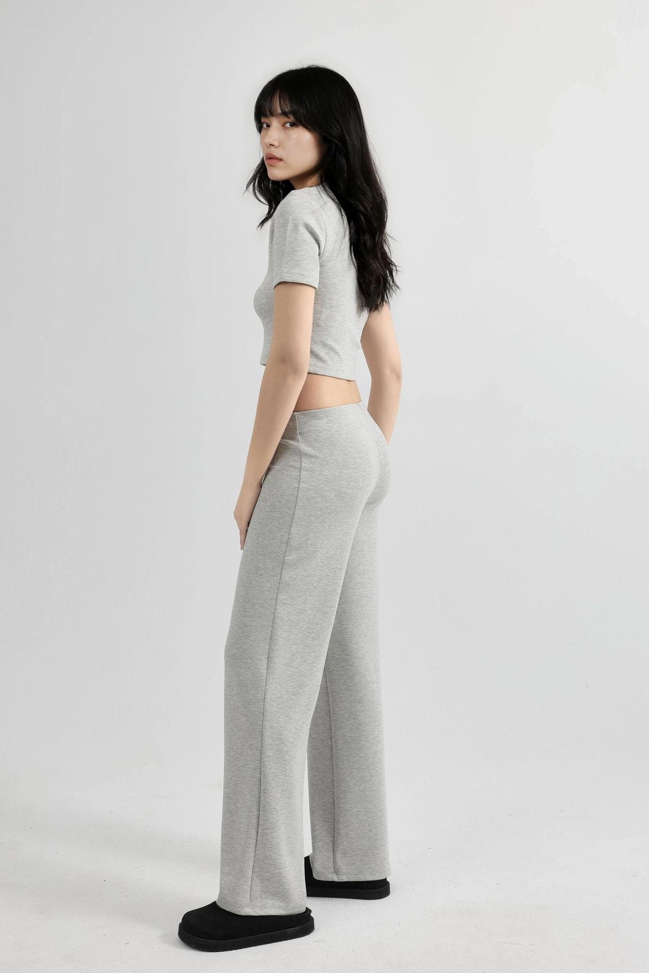 BUSEM High Waist Straight Leg Pants 2