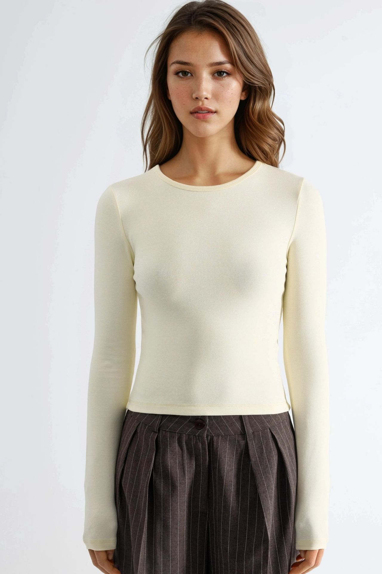 BUSEM Long Sleeve Crew Neck Blouse 6