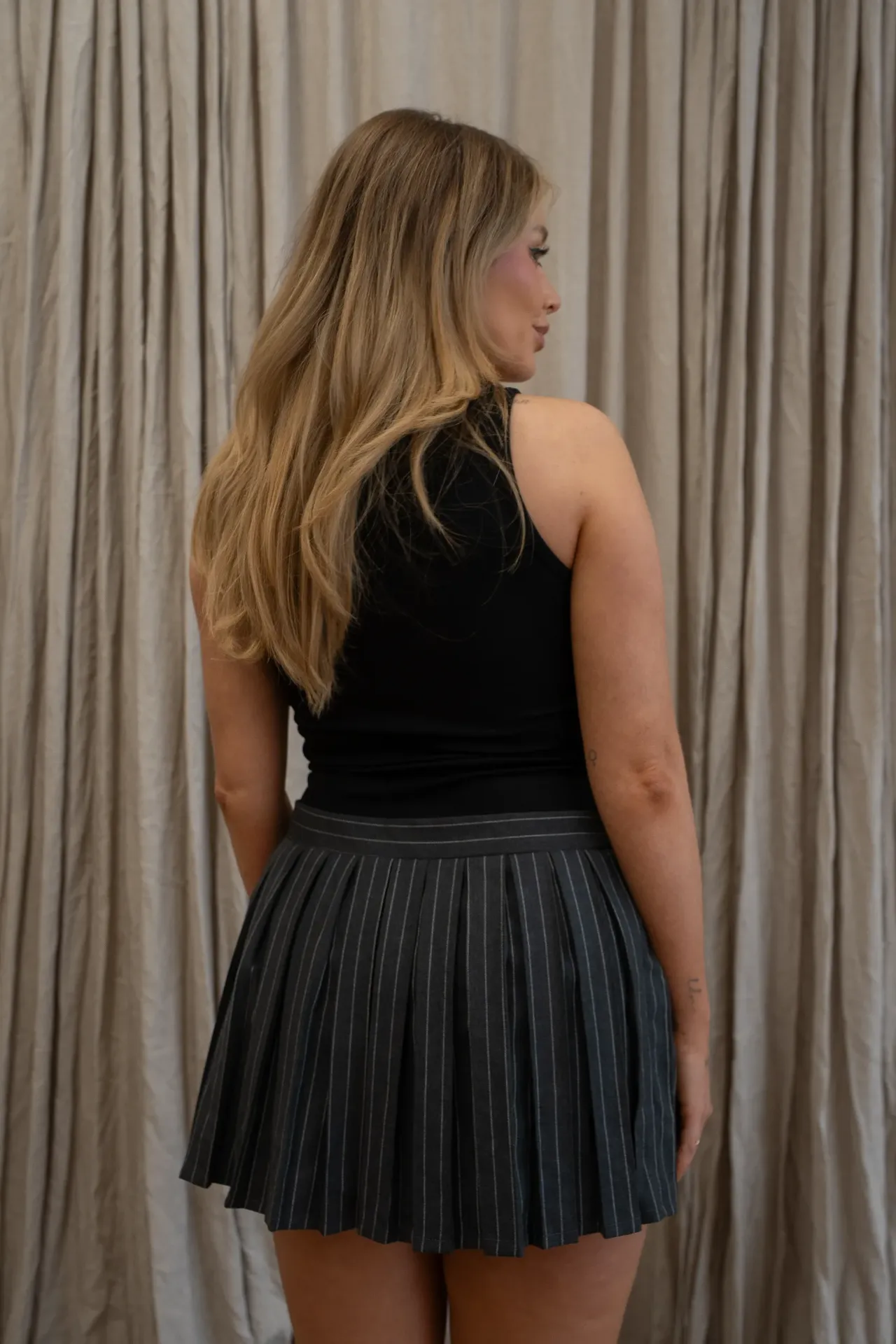 Parker Pin Stripe Skort