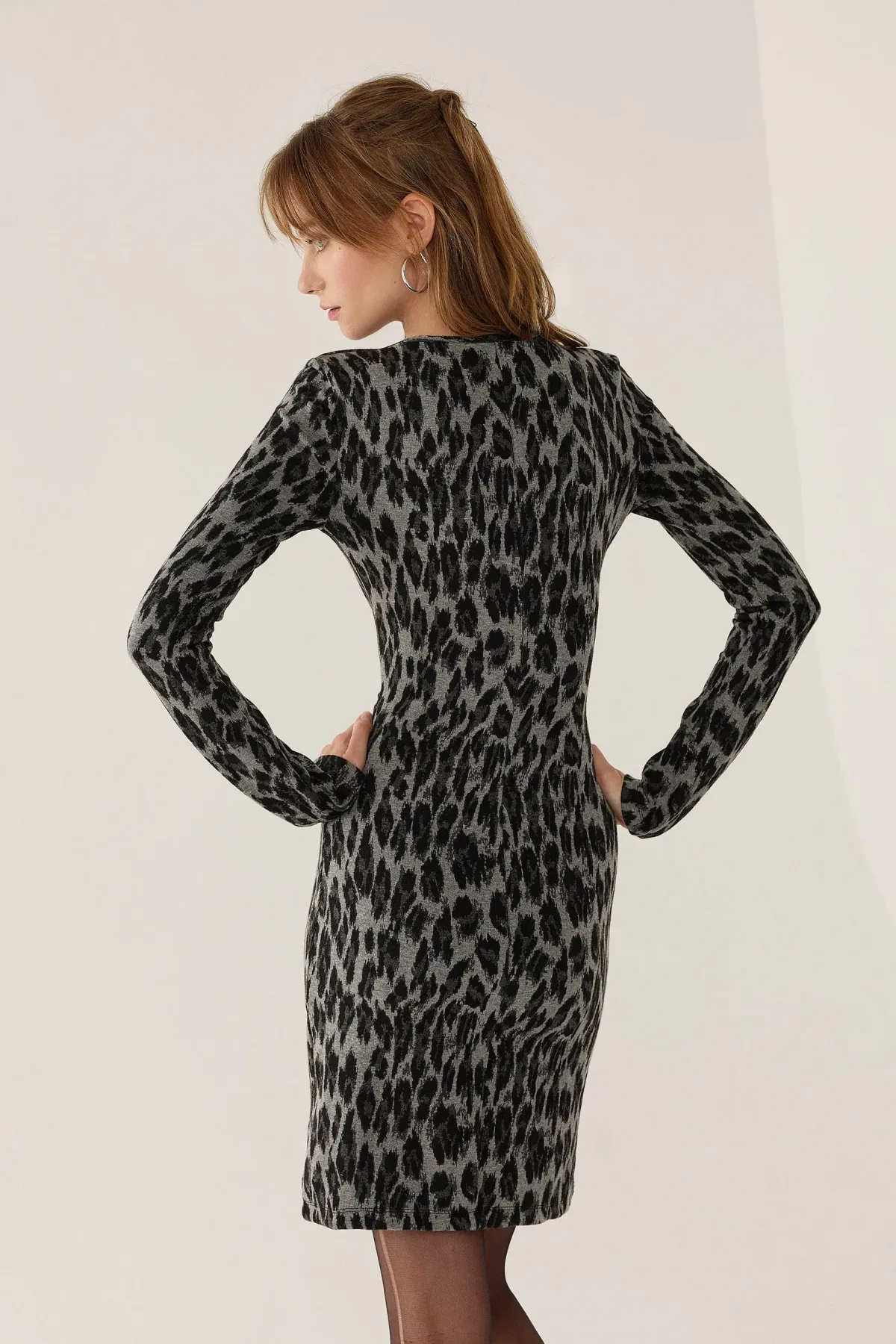 Animal Print Mini Dress 6