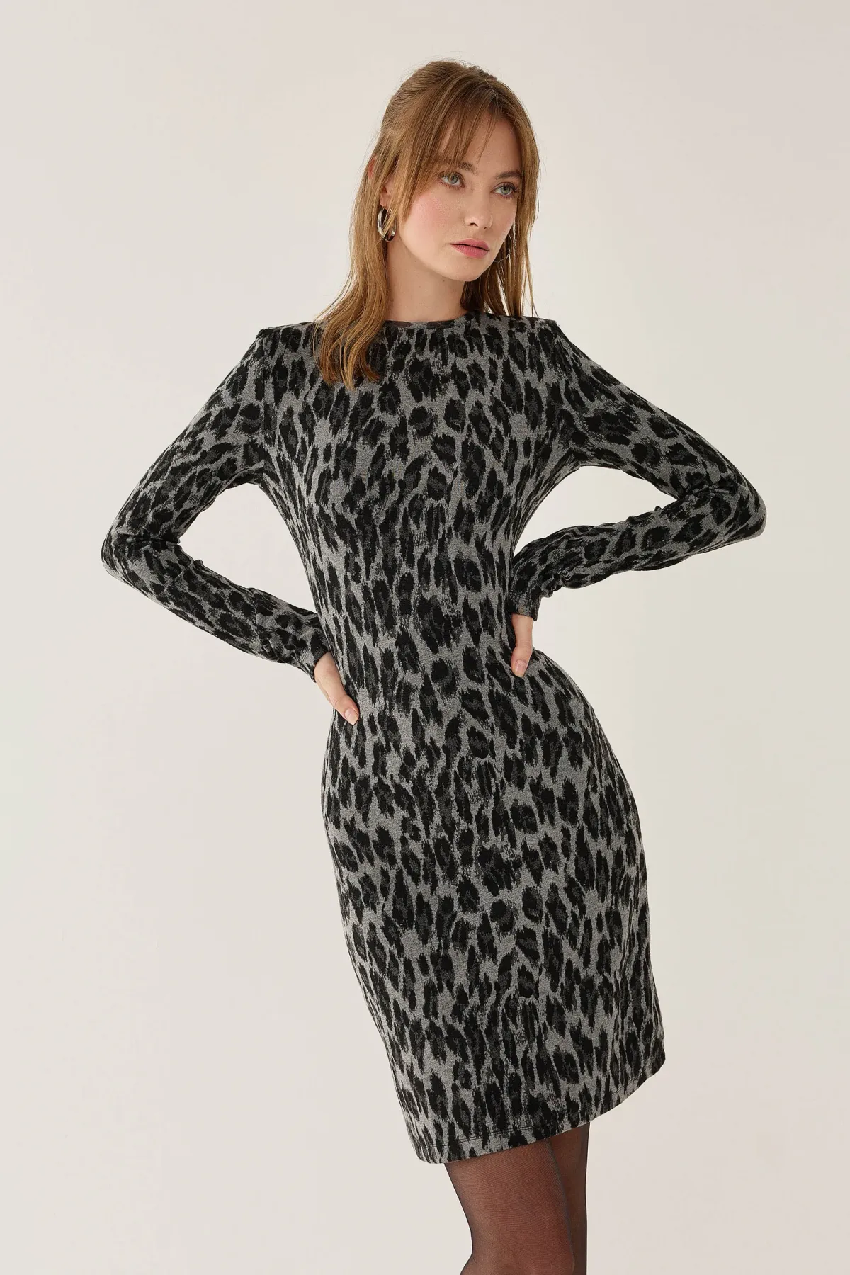 Animal Print Mini Dress 3