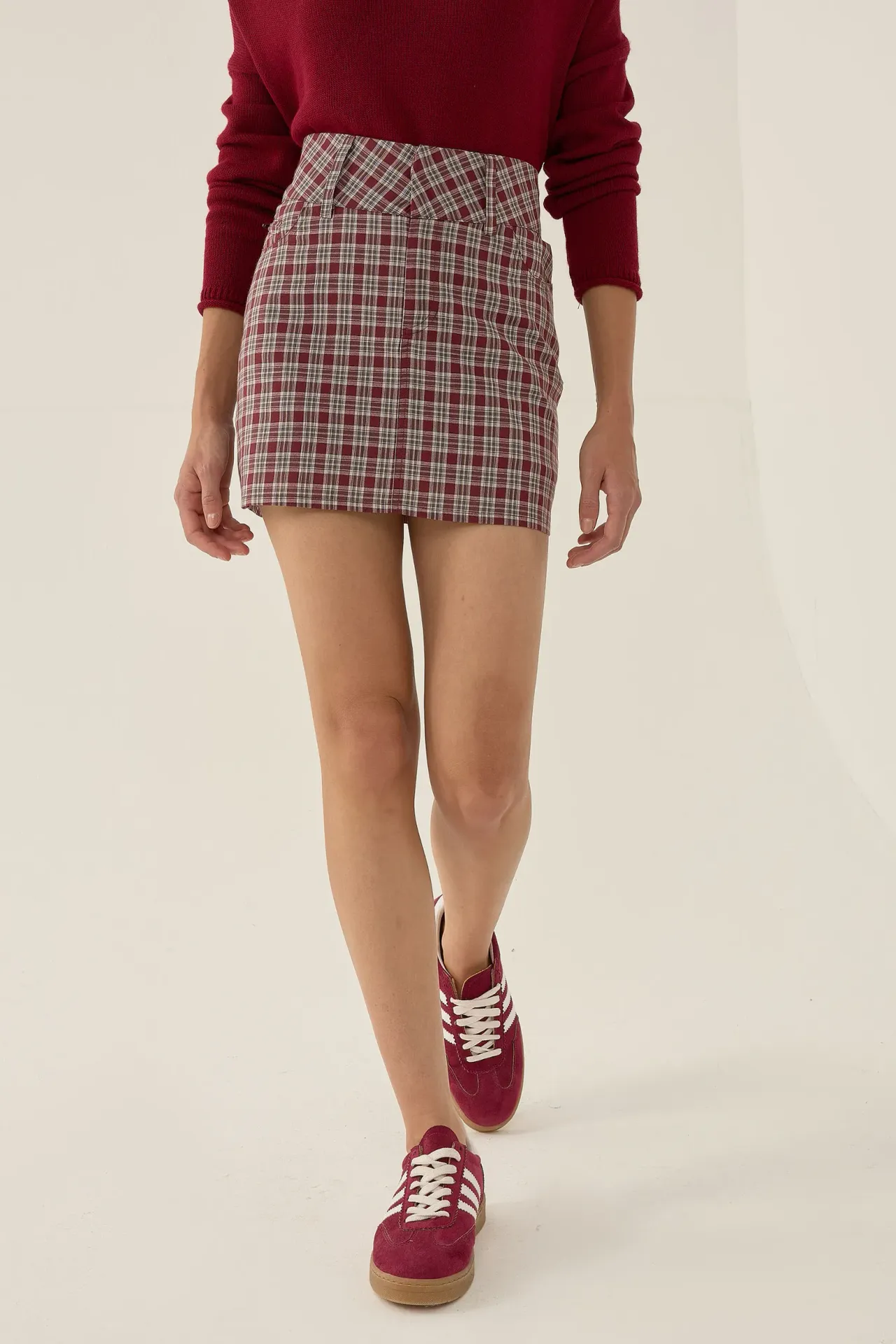 Plaid Mini Skirt