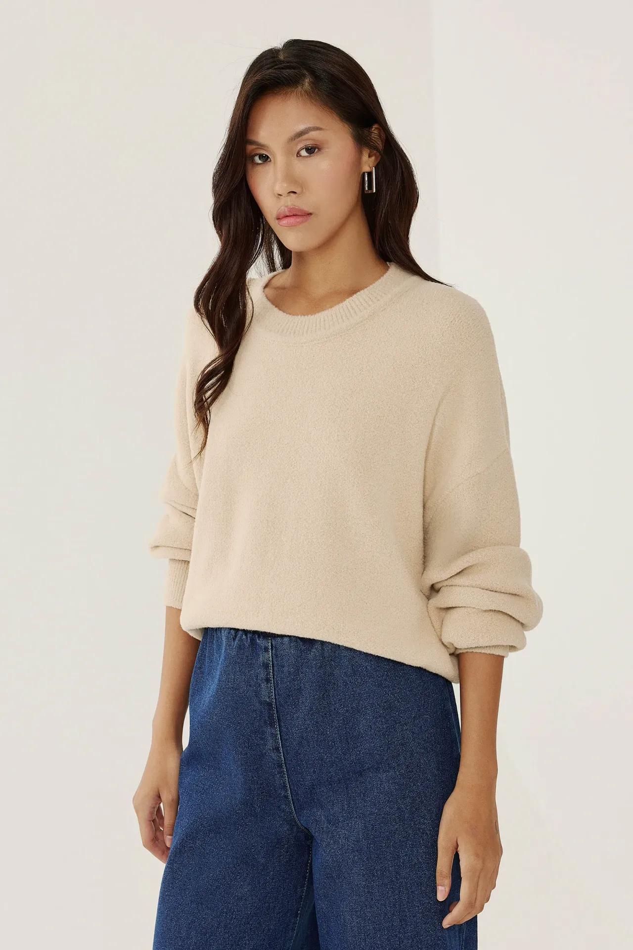 Crew Neck Comfy Sweater