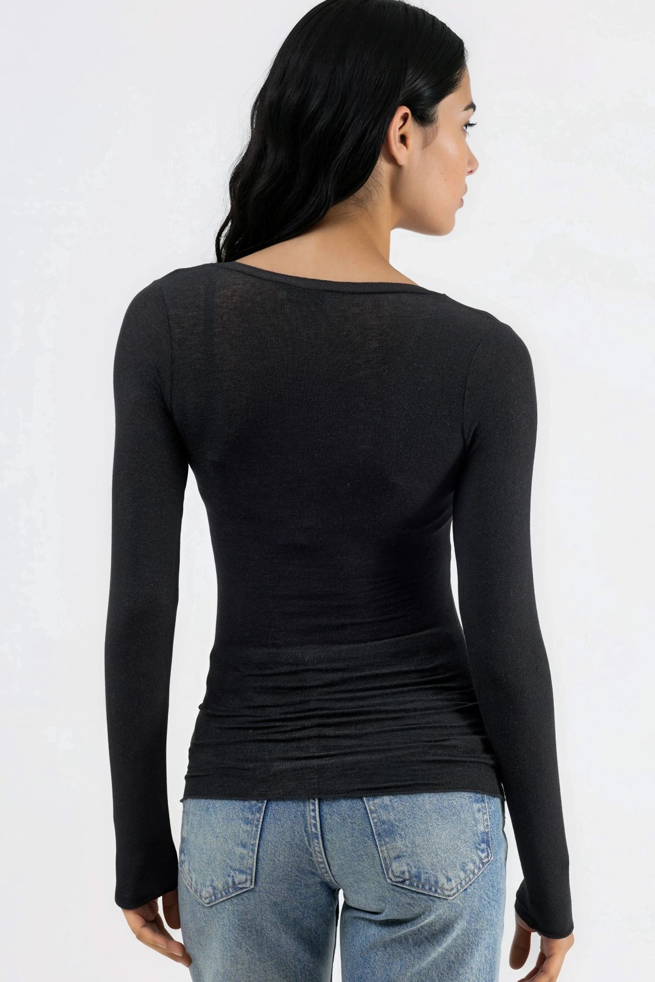 BUSEM V-neck Long Sleeve Blouse 3