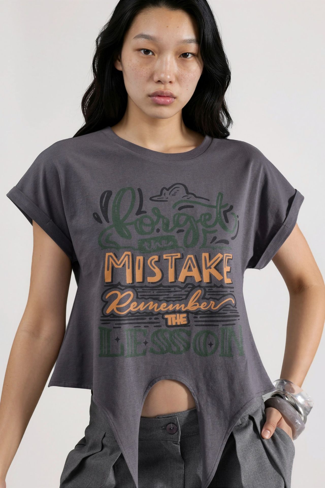 Printed Crop T-Shirt 9